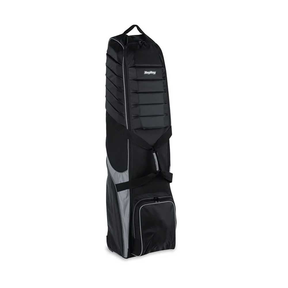 Bag Boy T 750 Black Charcoal Wheeled Golf Travel Cover - Premium Protection for Golf Clubs During Air Travel & Storage