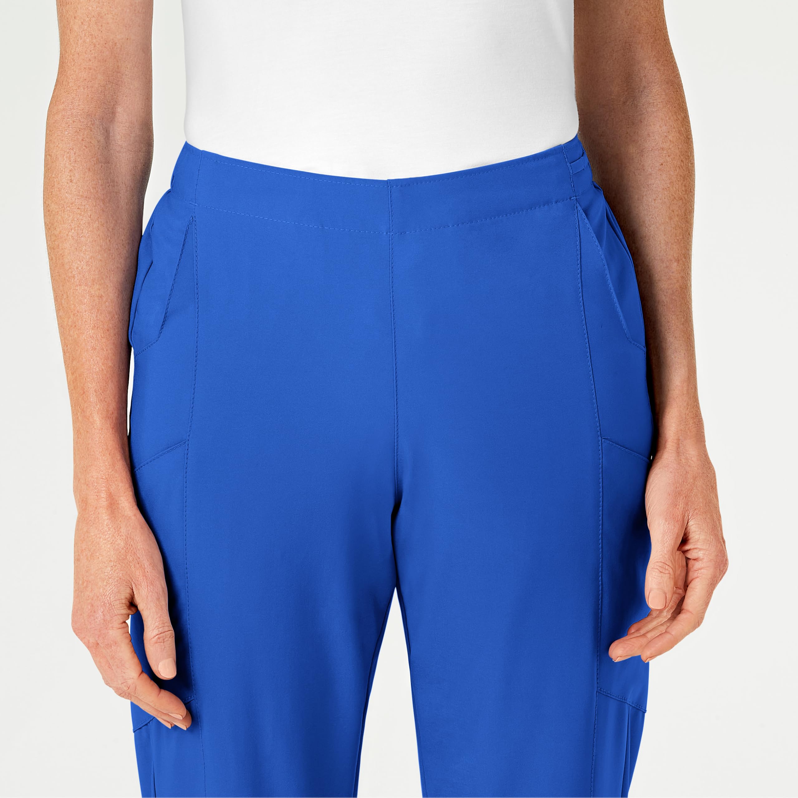WonderWink Women's Tall Cargo Pants Flat Front - Comfortable Workwear for Nurses, Medical Professionals & Outdoor Activities