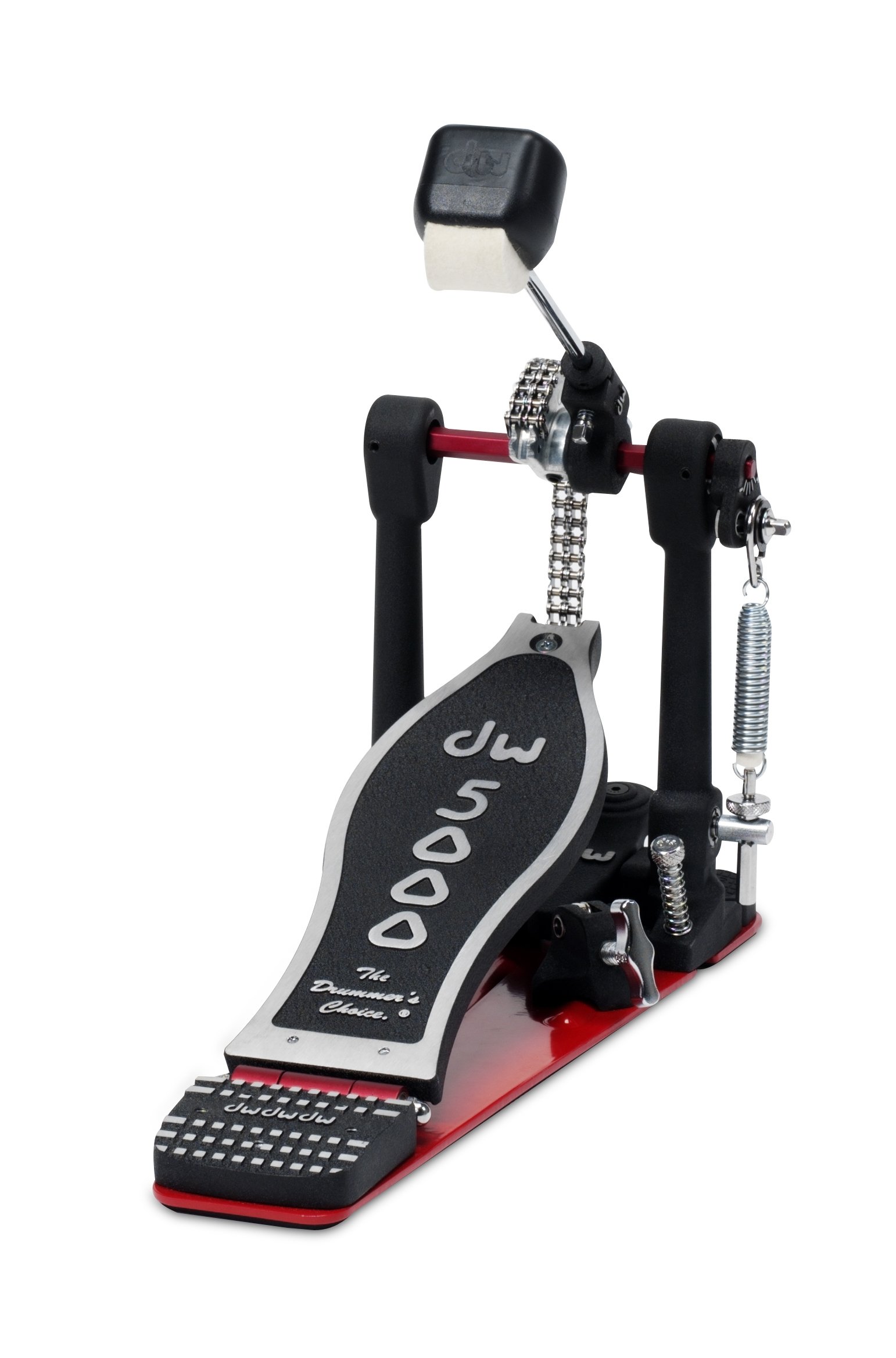 DW 5000 Turbo Single Bass Drum Pedal - Professional Drum Kit Accessory for Live Performances & Studio Recording