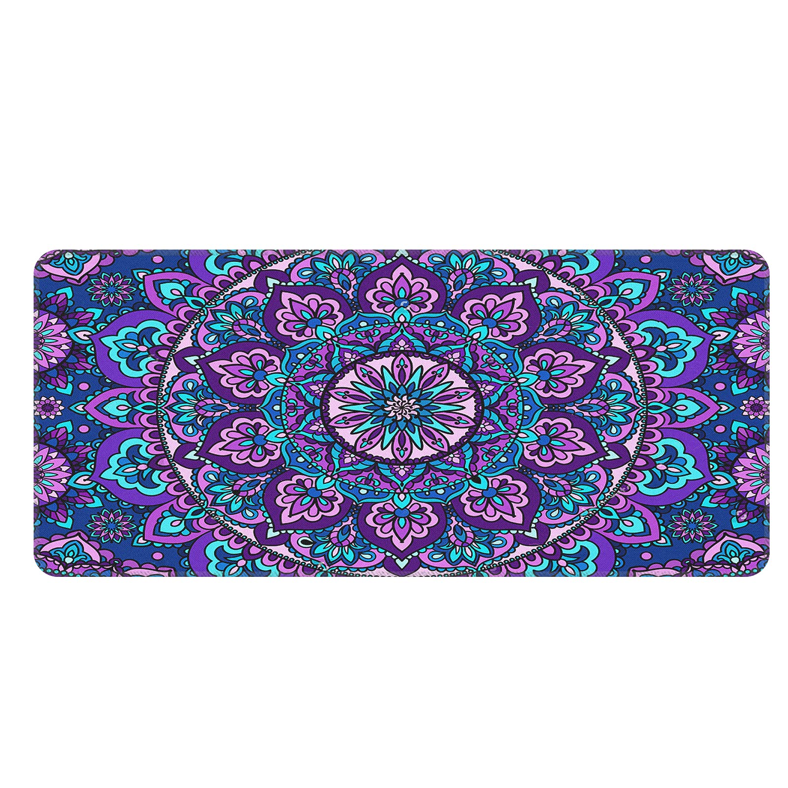 Renewold Mandala Lotus Purple XXL Gaming Mouse Pad (15.8