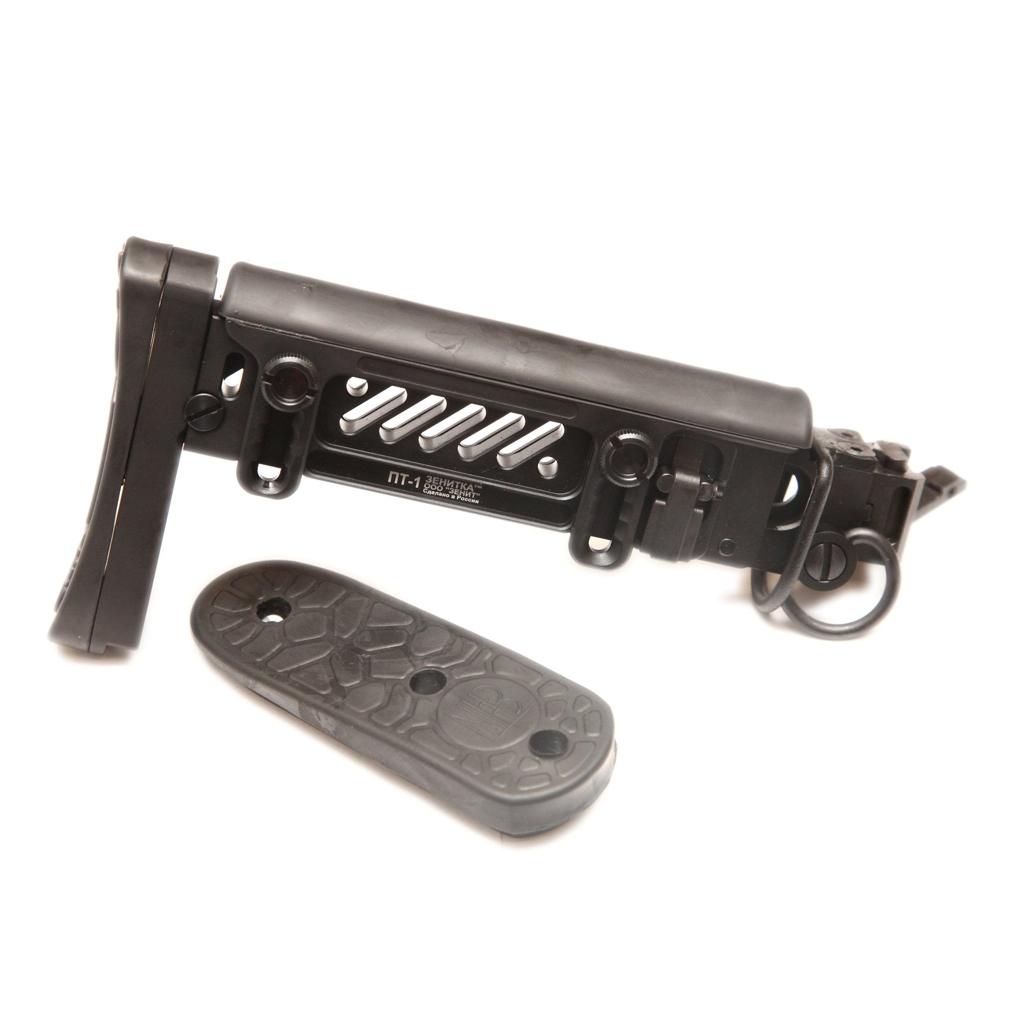 ZenitCo PT-1 Adjustable Rifle Stock - Lightweight & Durable for AK & AR Platforms - Perfect for Tactical Shooting & Hunting