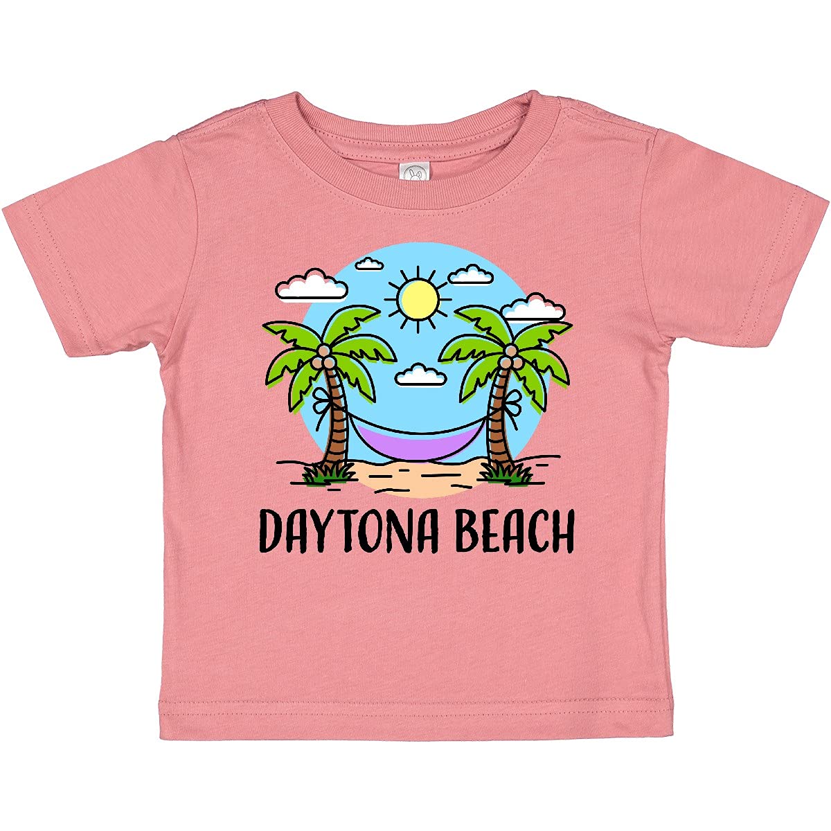 Inktastic Summer Vacation in Daytona Beach Baby T-Shirt - Cute Graphic Tee for Toddlers & Infants - Perfect for Beach Trips, Family Vacations & Summer Outfits