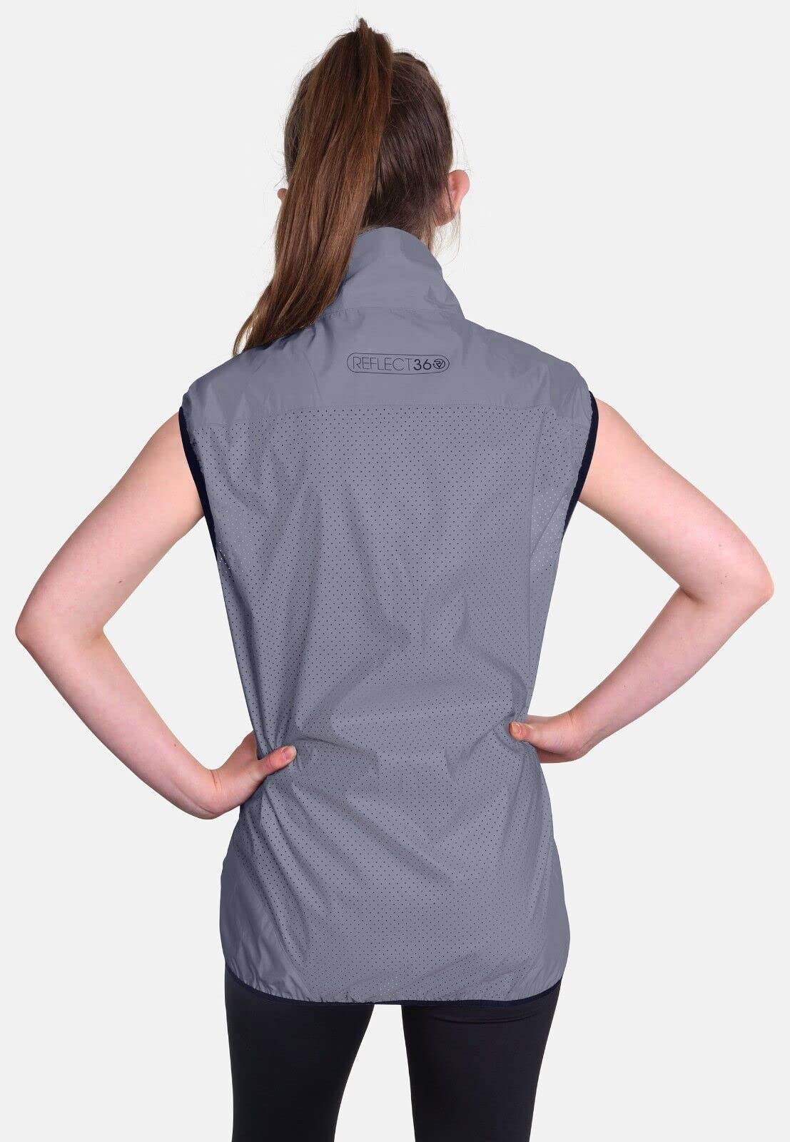 Proviz Women's REFLECT360 Waterproof Cycling Gilet - High Visibility Reflective Bike Vest for Night Riding & Outdoor Safety