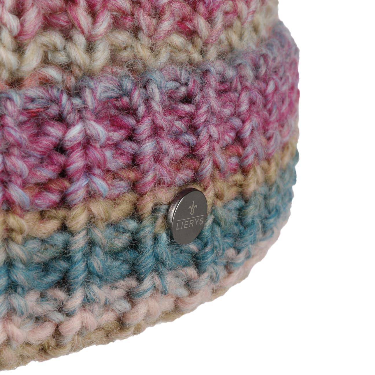 Lierys Finja Bobble Hat - Warm Winter Knit Beanie for Women & Men - Cozy Cable Knit Pom Pom Hat for Cold Weather - Perfect for Skiing, Snowboarding & Outdoor Activities