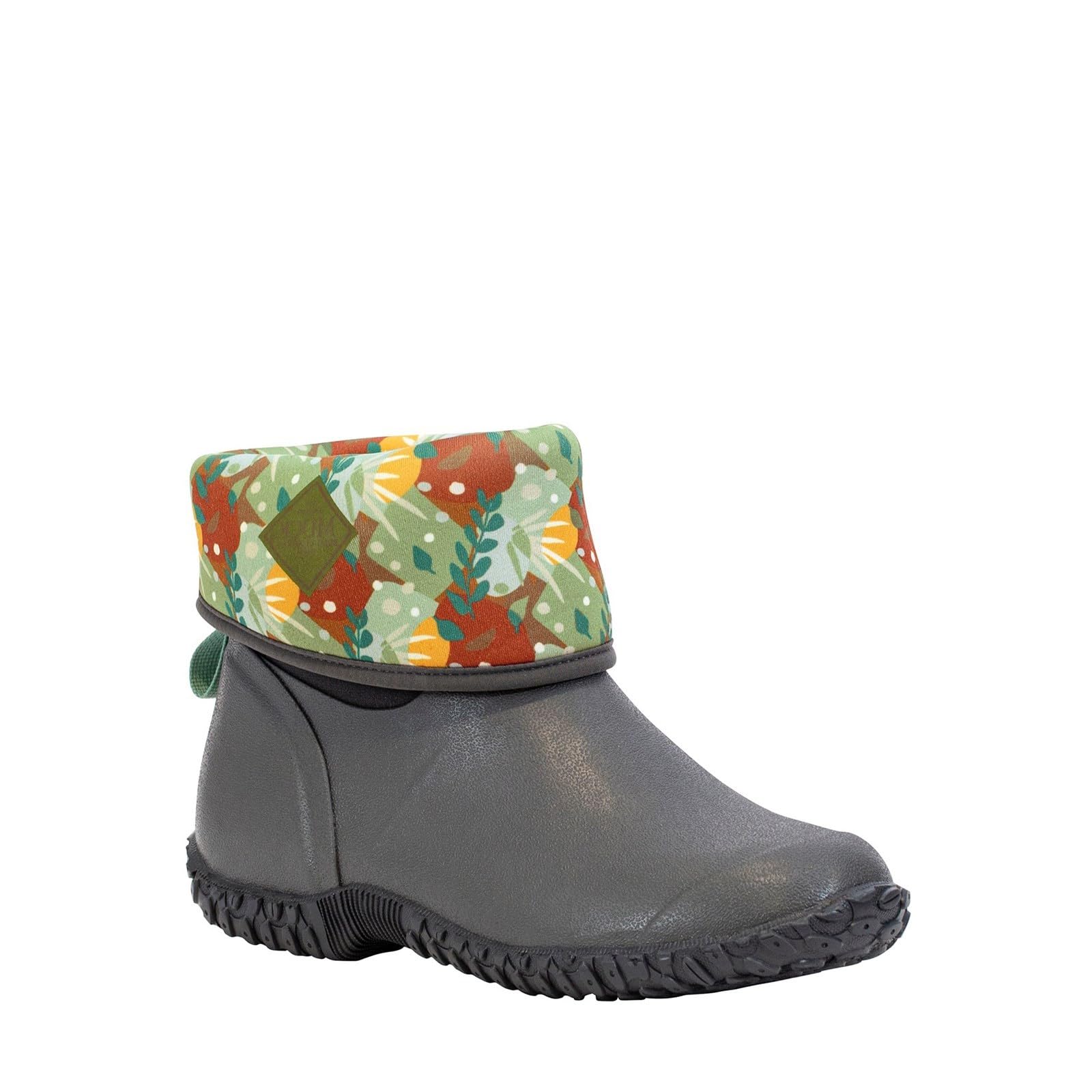 Women's Muckster II Mid Pull-On Waterproof Boots - Grey | Ankle to Mid-Calf Rain & Garden Boots for Outdoor Activities, Farming, and Wet Conditions