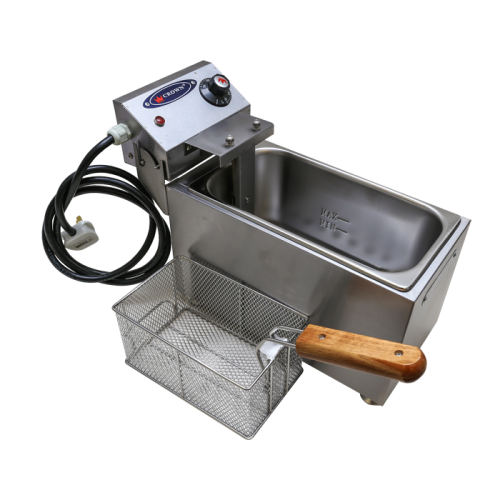 Crown SW 161 3 Liter Stainless Steel Electric Deep Fryer for Home Kitchen - Perfect for Frying Chicken, Fish, French Fries & Donuts