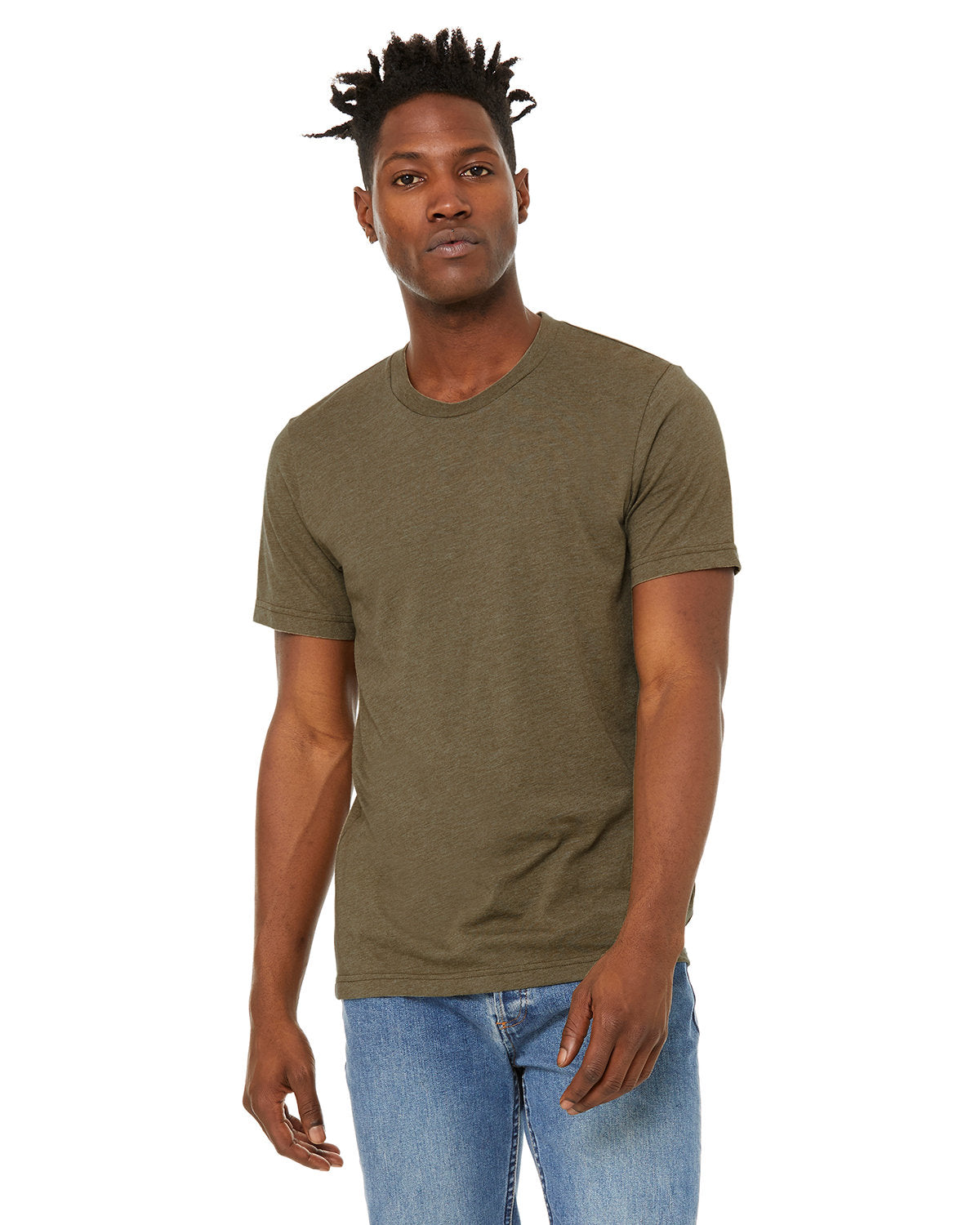 Bella + Canvas 3301C Unisex Sueded T-Shirt - Soft Comfortable Crew Neck Tee for Men & Women - Perfect for Casual Wear, Layering, and Everyday Outfits