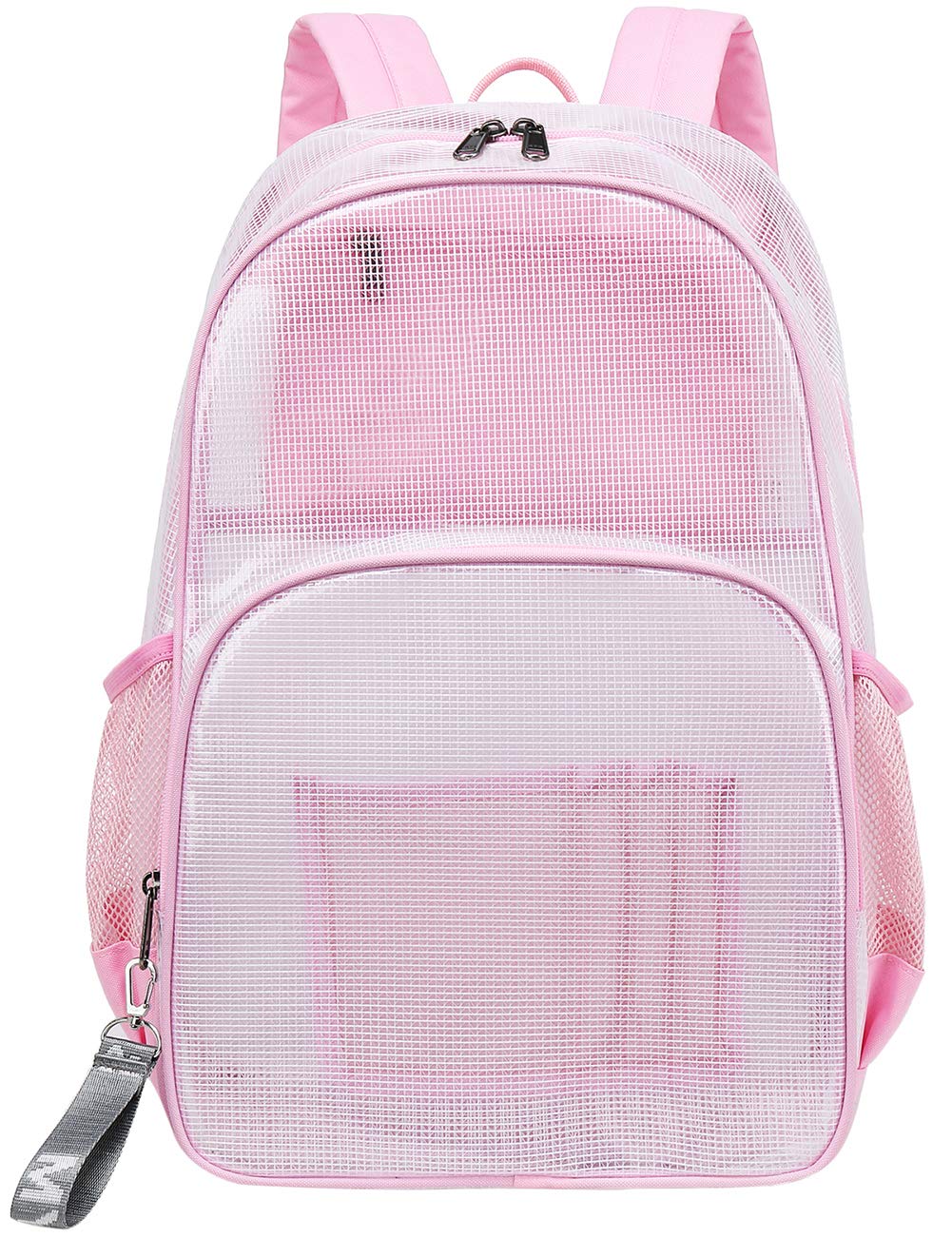 MyGreen Clear Backpack - Heavy Duty Transparent School Backpack with Laptop Compartment for 15.6 Inch Laptop - Perfect for School, Travel, Airport Security & Work