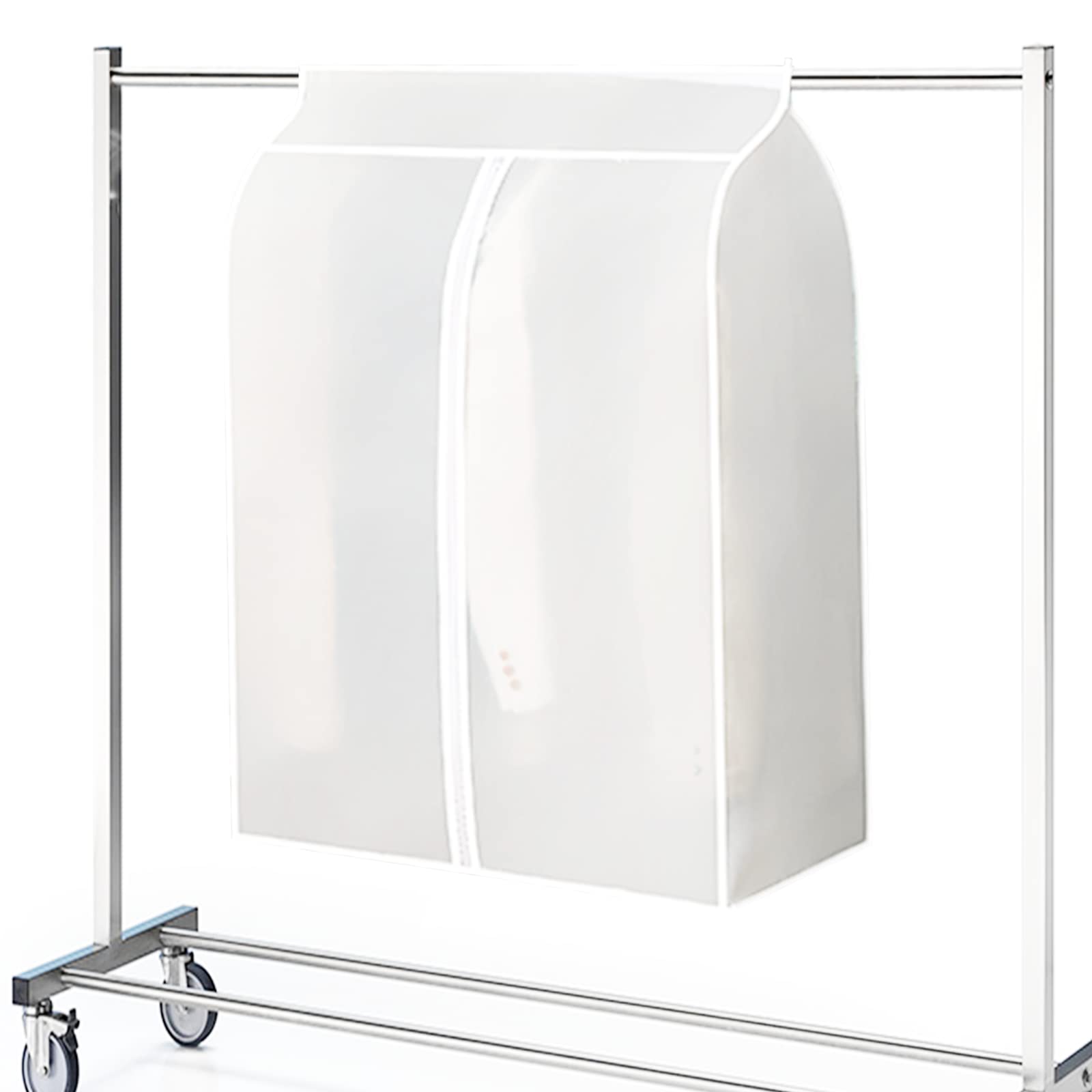 Premium Hanging Garment Bags for Closet Storage - Suit Jacket Dress Organizer with Dustproof Cover - Perfect for Travel, Wedding, and Office Clothes Protection