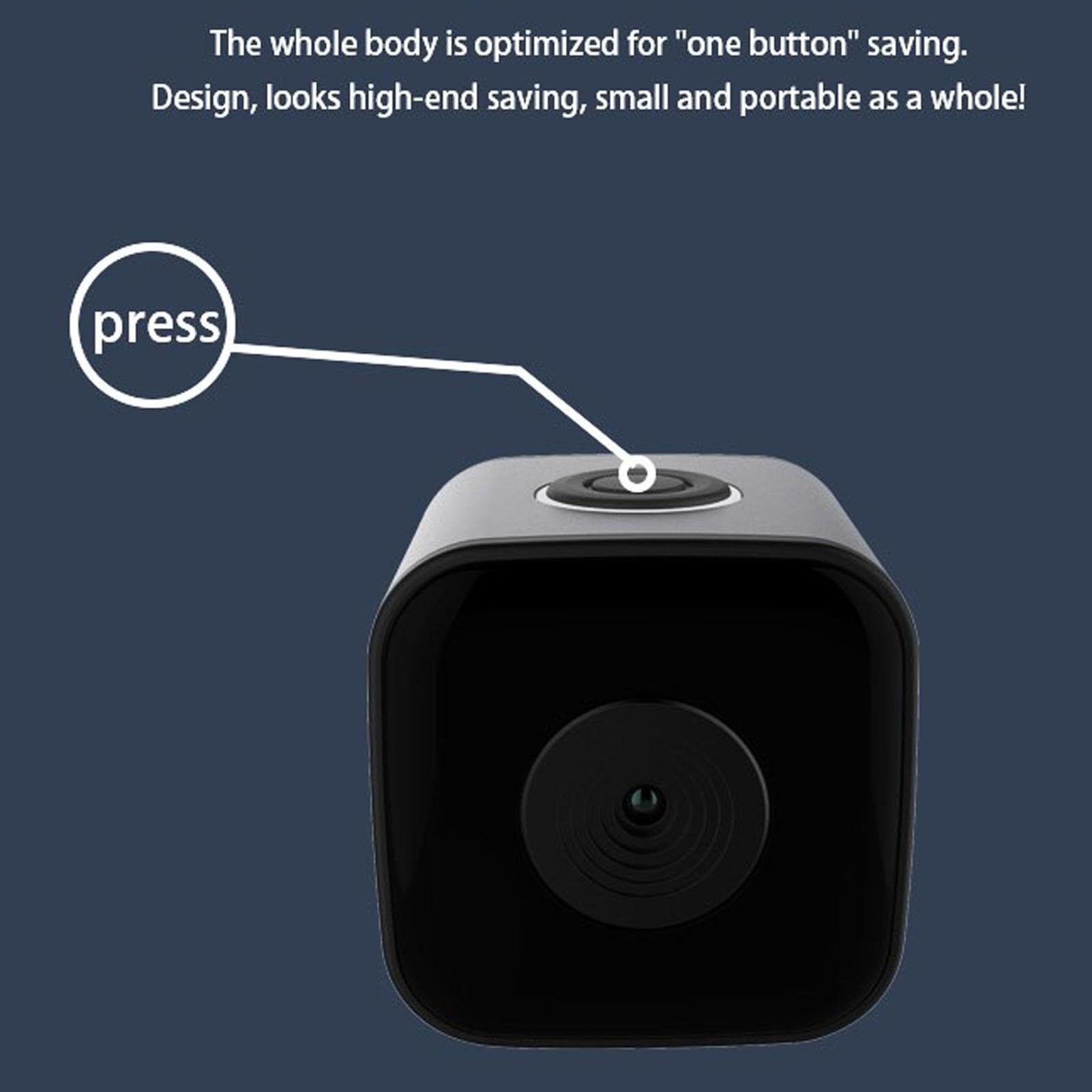 Annadue HD 1080P Mini Waterproof Action Camera with Infrared Night Vision, 30m Underwater Sports DV Camera - Supports 128GB Memory Card, Wide Compatibility - Perfect for Diving, Surfing, Skiing & Outdoor Adventures