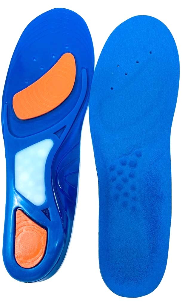 BCO Work Gel Insoles with Metatarsal & Heel Support - Comfortable Shoe Inserts for Hard Days Work (US Women's 3.5-8) - Ideal for Nurses, Retail Workers & Standing All Day Jobs