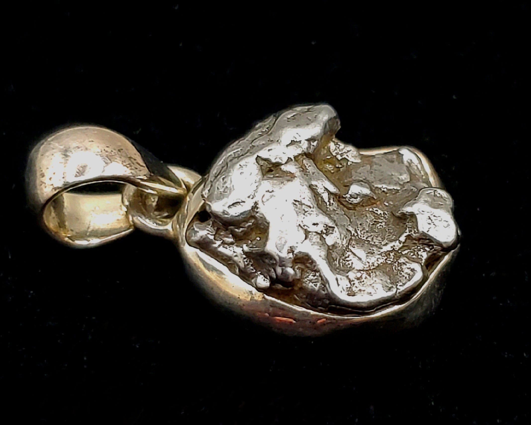 Campa Del Cielo Genuine Meteorite Sterling Silver Pendant Necklace - Perfect for Gift Giving, Spiritual Jewelry & Unique Fashion Statement