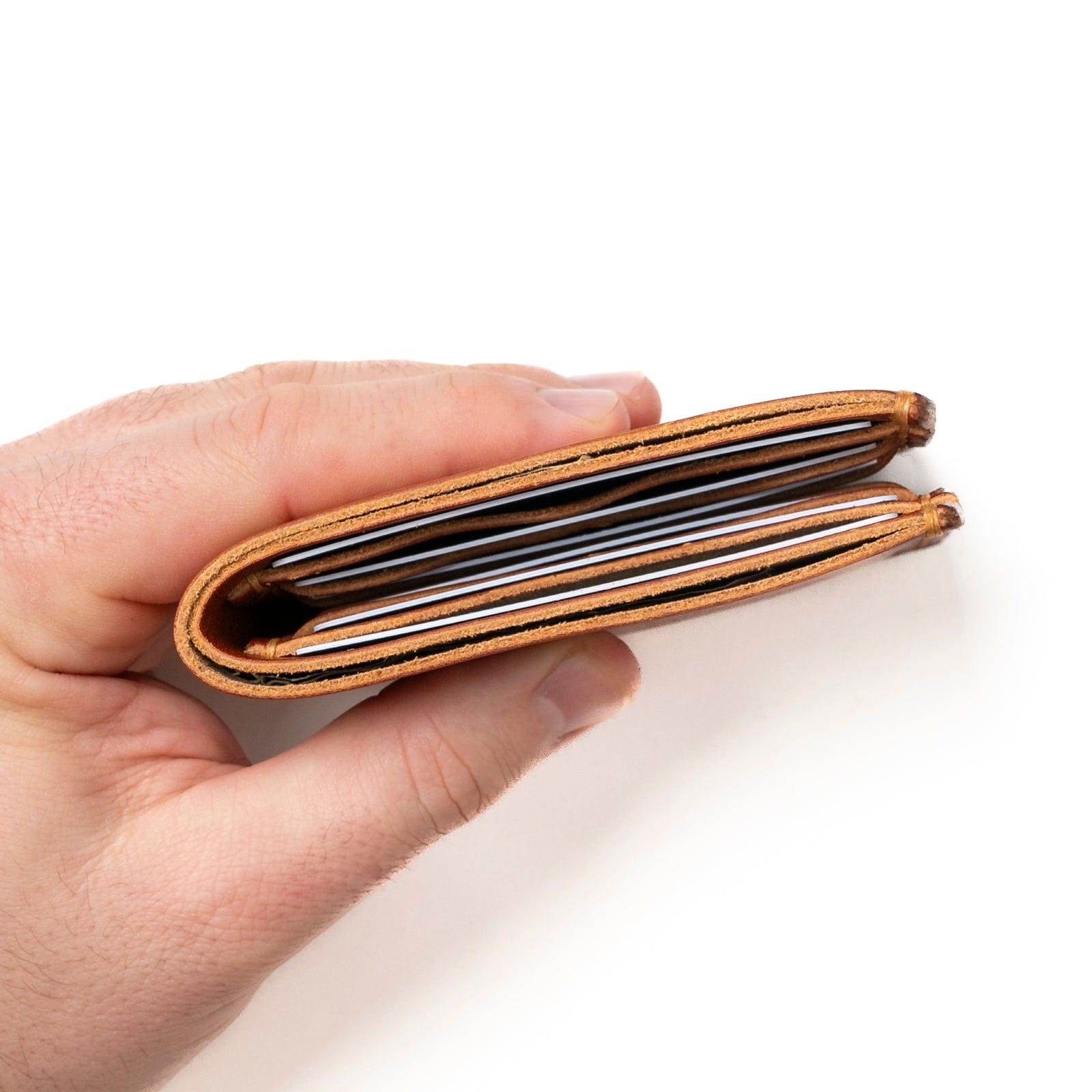 Genuine Leather Bifold Wallet for Men - Slim RFID Blocking Credit Card Holder with ID Window - Perfect for Everyday Use, Travel & Business