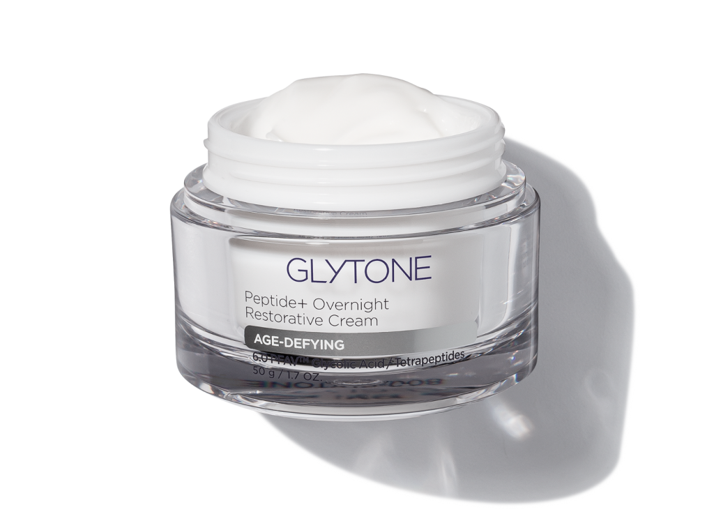 Glytone Age Defying Peptide+ Overnight Restorative Cream - Anti-Aging Night Face Moisturizer for Wrinkles & Fine Lines - Perfect for Nighttime Skincare Routine & Dry Skin Care