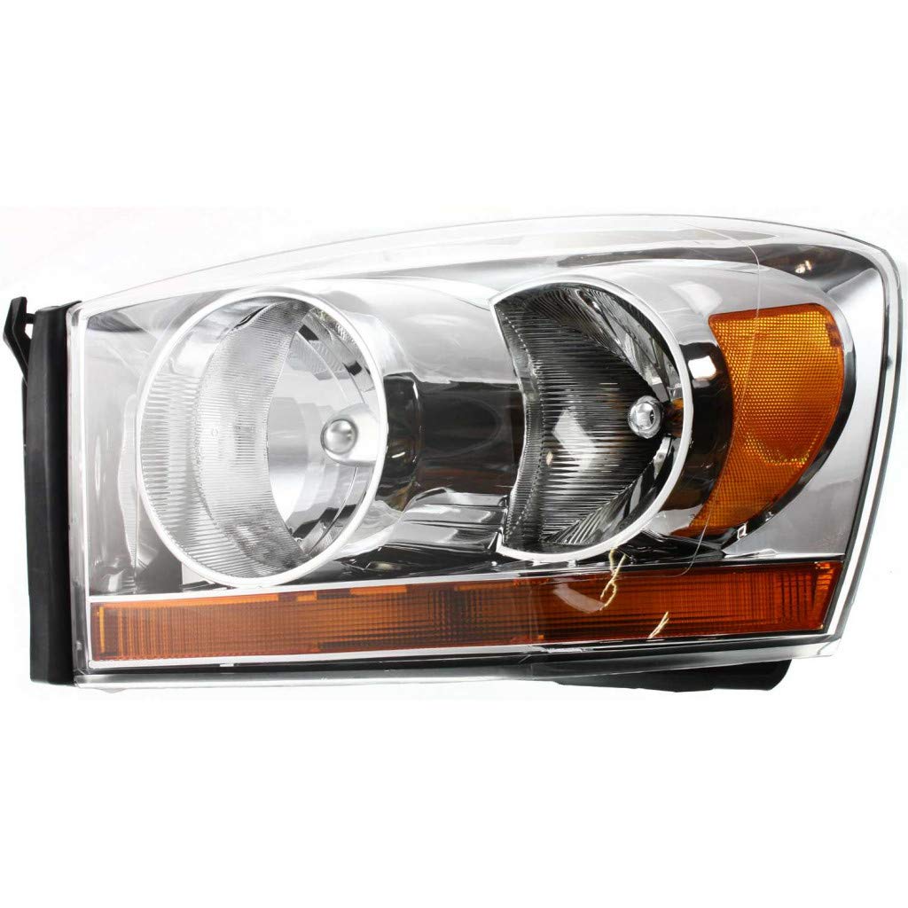 2006 Dodge Ram 1500 Headlight Assembly Pair - Driver & Passenger Side with Bulbs | CAPA Certified Replacement for CH2518114 | Perfect for Night Driving & Off-Road Adventures