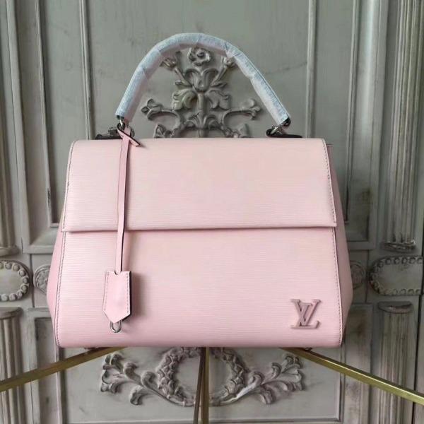 Louis Vuitton Cluny MM Handbag in Epi Leather Rose Ballerine Pink - Elegant Shoulder Bag for Women, Perfect for Work, Travel & Special Occasions