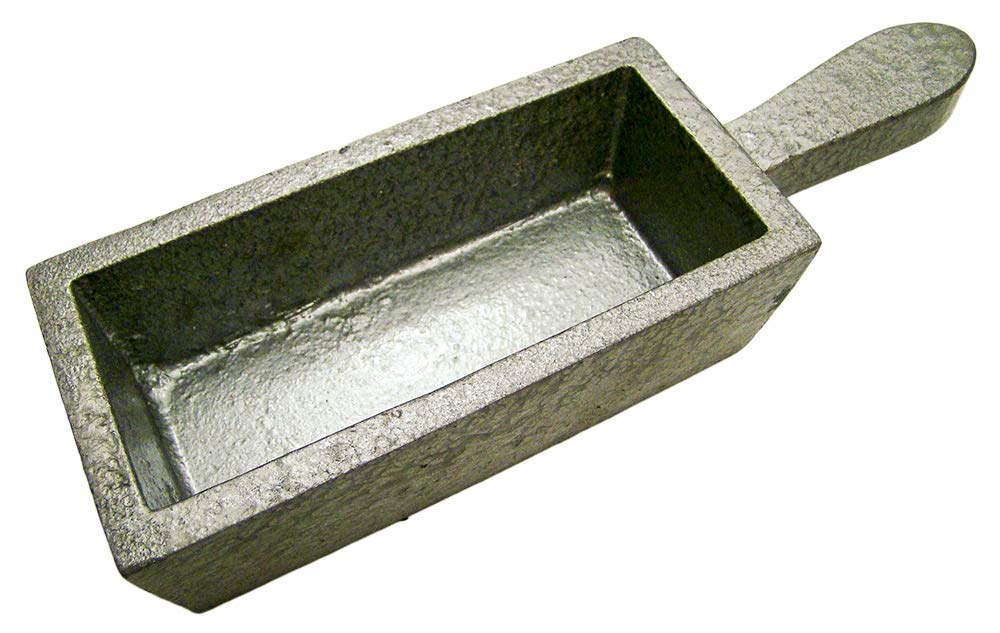 3-Piece Gold Bar Loaf Mold Set - 200oz, 80oz, 40oz Cast Iron Steel Molds for Melting & Smelting - Perfect for DIY Gold Casting, Jewelry Making & Precious Metal Crafting