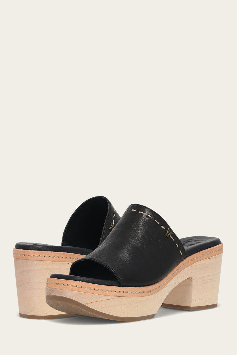 Hazel 2 Slide Black Sandals - Women's Comfortable Casual Slip-On Shoes for Summer, Beach, and Everyday Wear