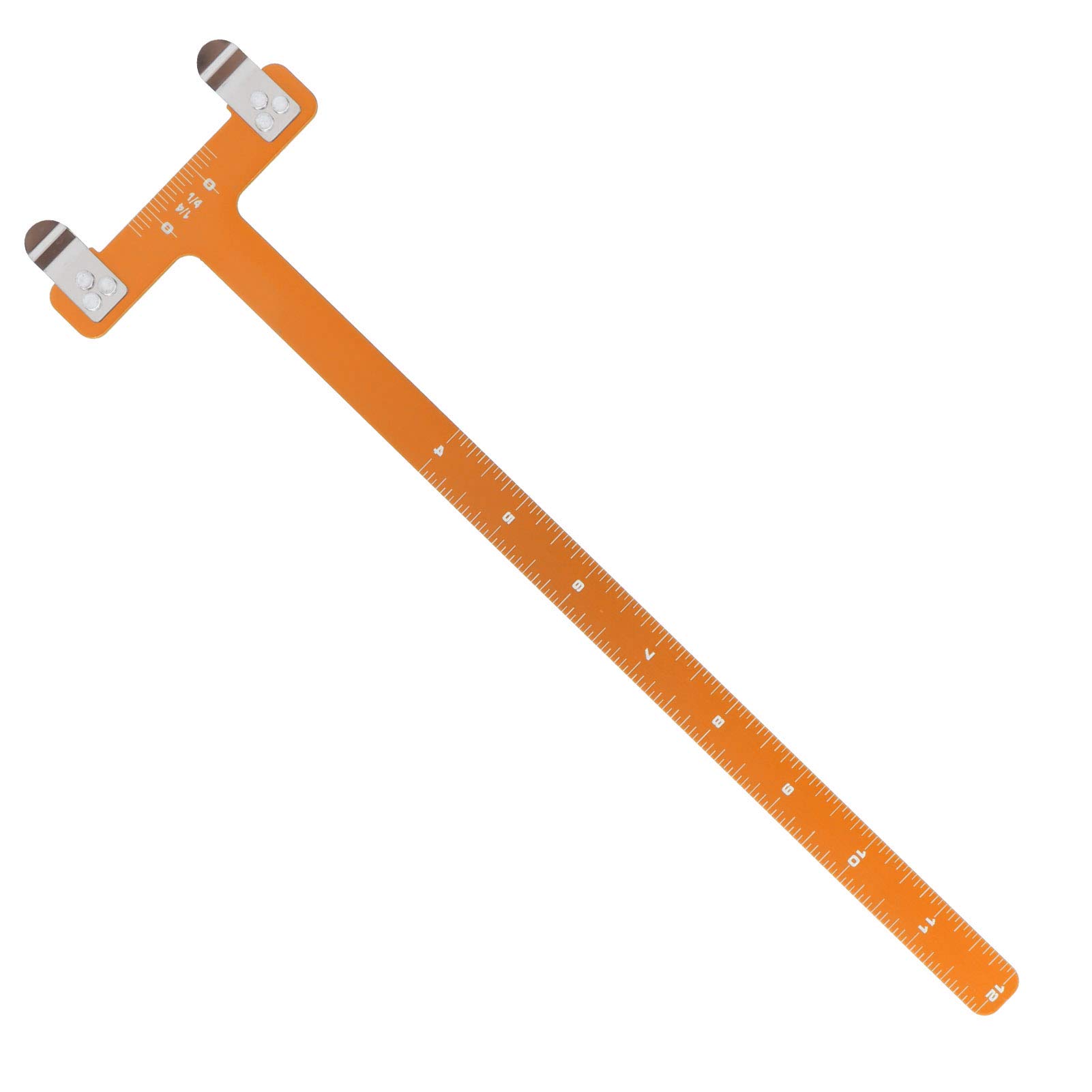 Aluminum Alloy T-Shaped Bow Ruler - Adjustable Chord Distance Measuring Tool for Archery & Carpentry | Precision Measurement for DIY Projects, Woodworking & Bow Tuning