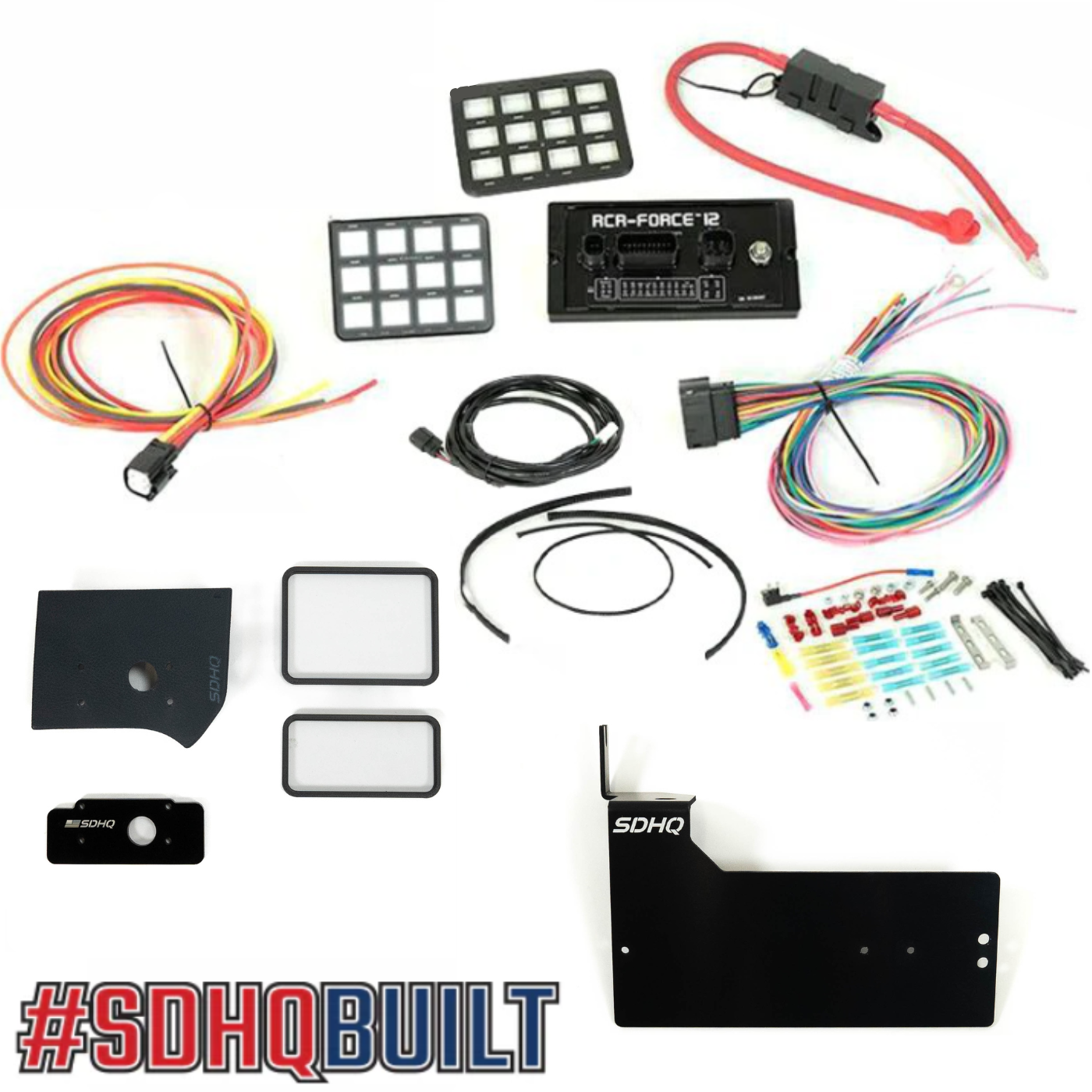 2019-2025 Ram 2500/3500 Heavy Duty SDHQ Built Complete Switch Pros RCR FORCE 12 Kit - Off-Road Lighting Control System for Truck & Overlanding Adventures