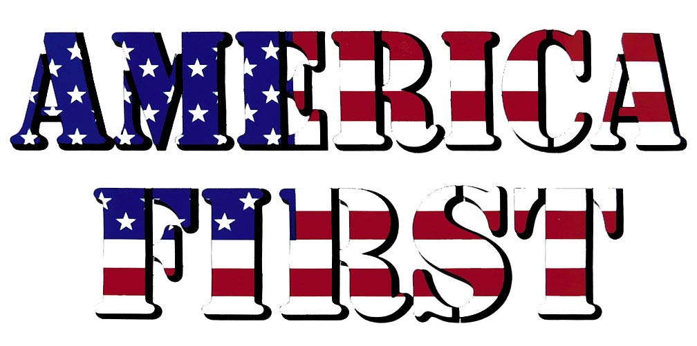 Wholesale Lot of 6 Patriotic USA Vinyl Decals - American Flag Bumper Stickers for Cars, Trucks & Laptops - Perfect for 4th of July, Veterans Day & Political Events