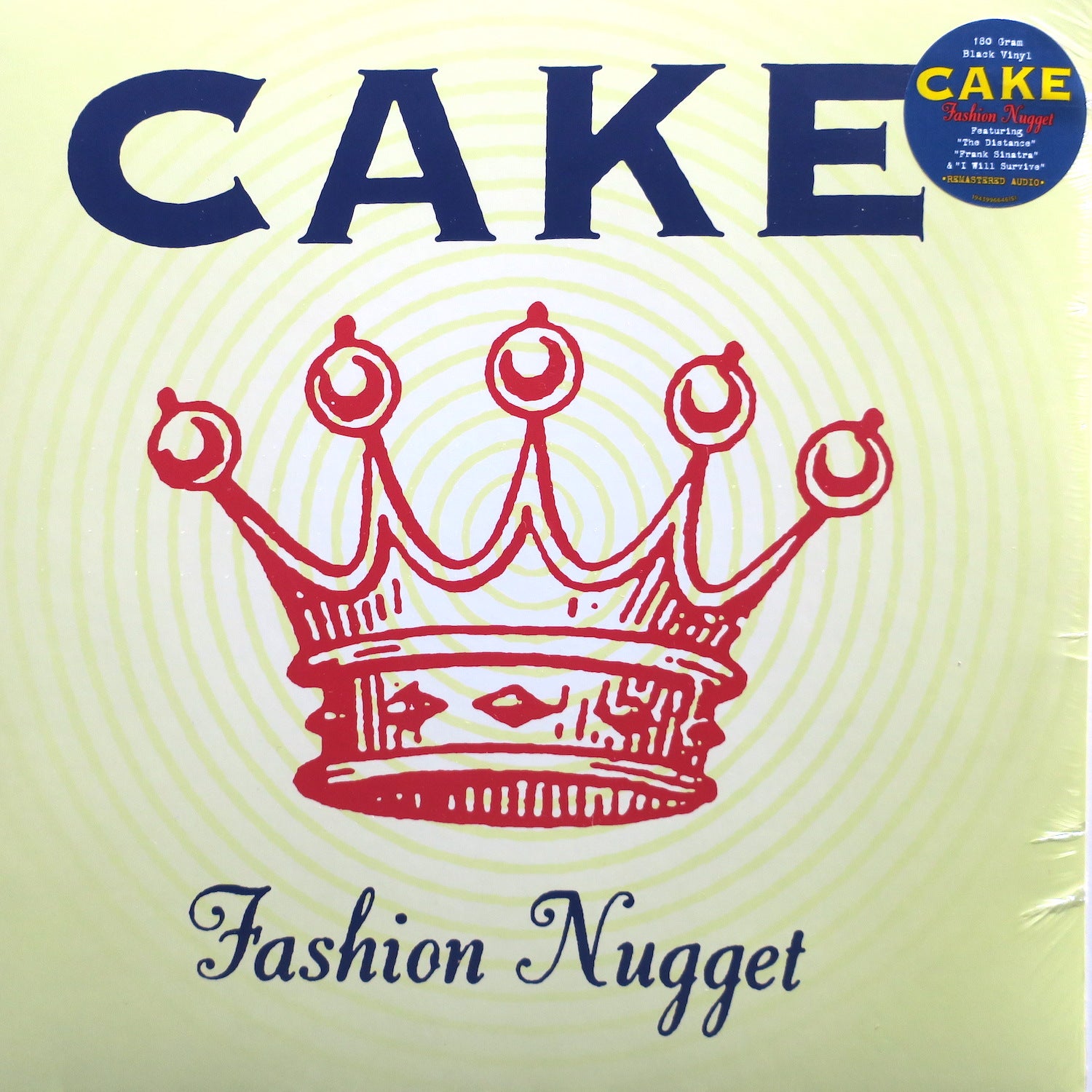 CAKE 'Fashion Nugget' Remastered 180g Vinyl LP (1996 Alternative Rock Album) - Perfect for Vinyl Collectors & Music Lovers