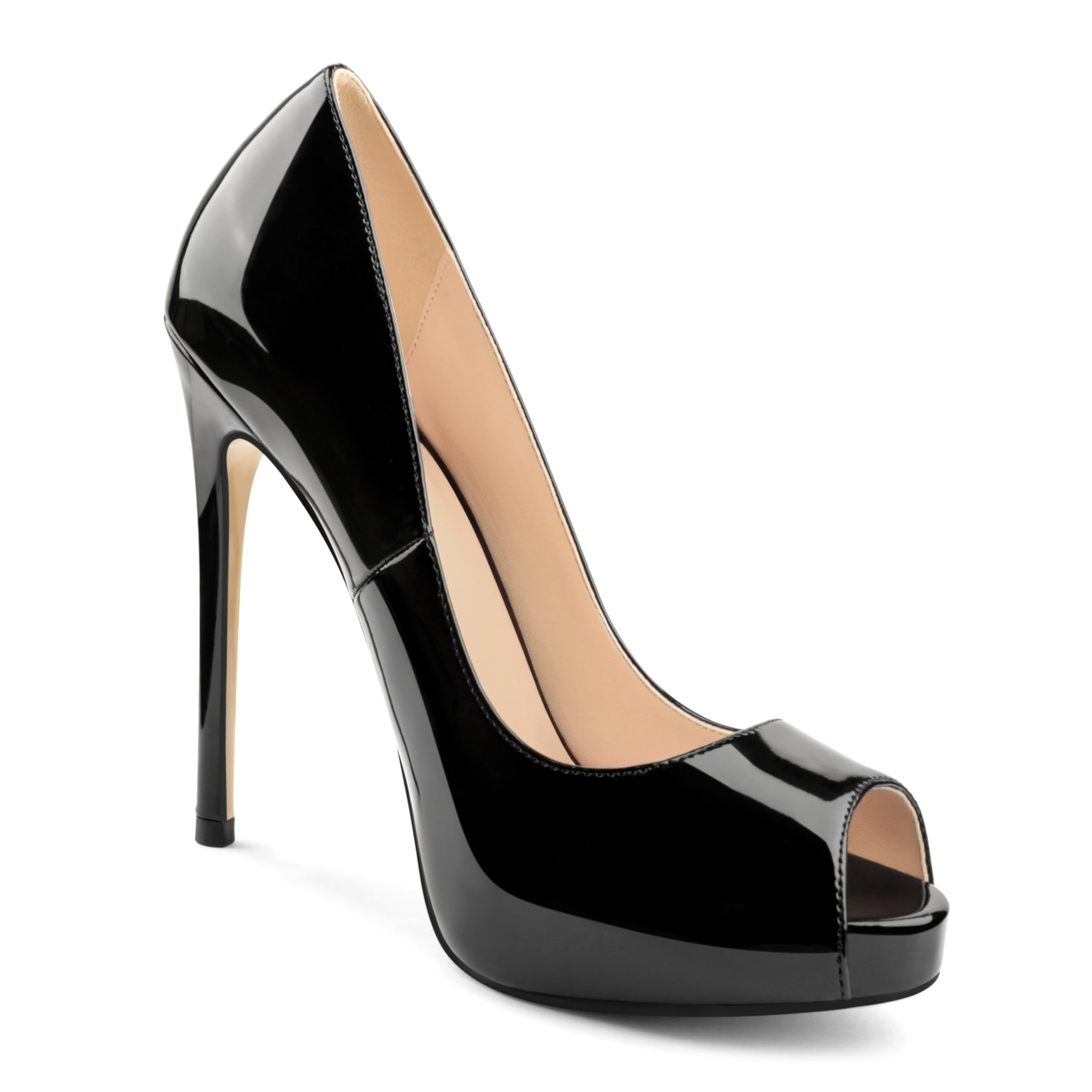Stylish Women's Thin High Heel Pumps Platform Shoes - Comfortable Party & Everyday Wear for Work, Dating, and Special Occasions