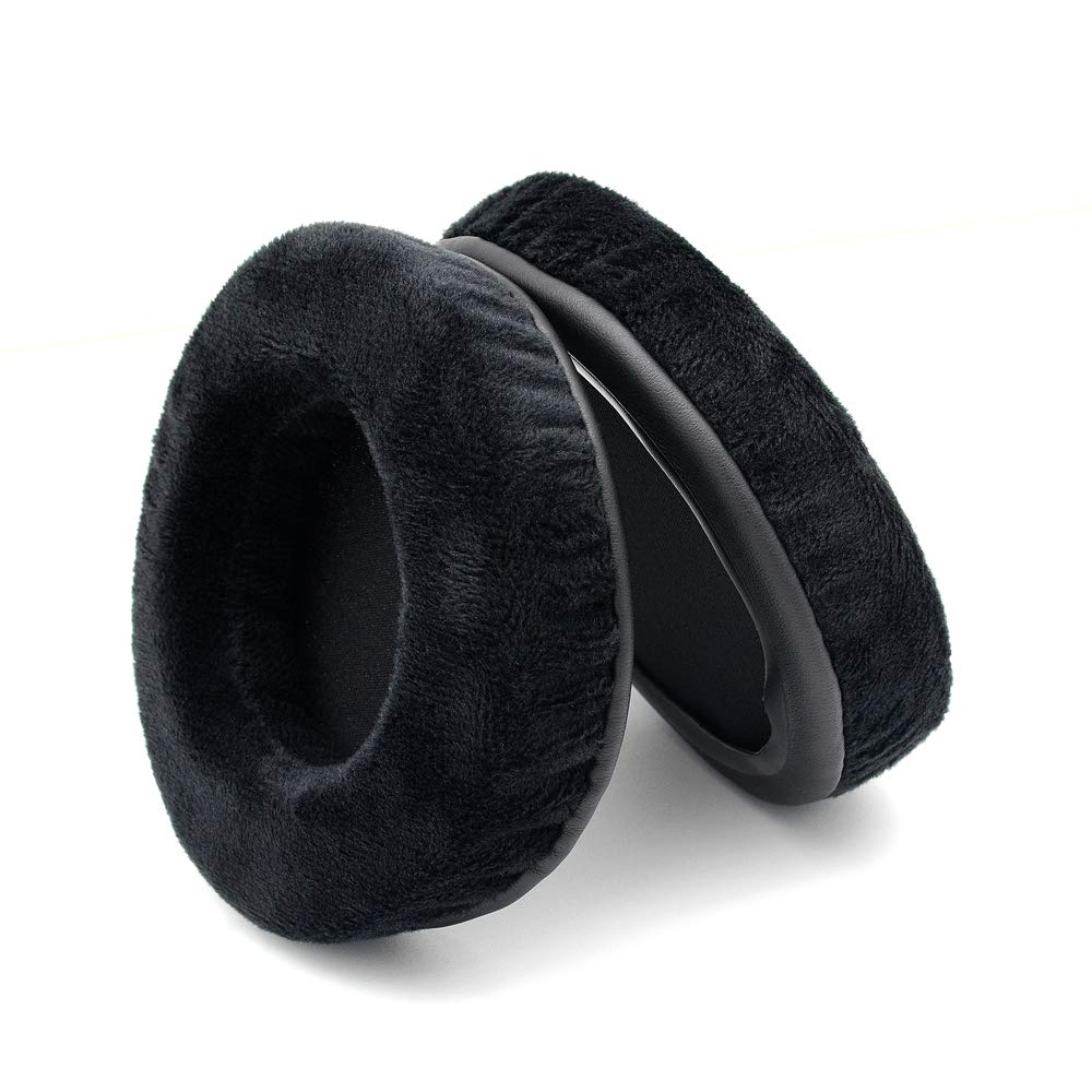 Soft Velvet Ear Pads Replacement Cushions - Compatible with Razer Kraken HD440, V70, DN-HP1000 & HD-440 Headphones - Comfortable Foam Pillow Covers (Black) - Perfect for Gaming, Music & Long Wear Sessions