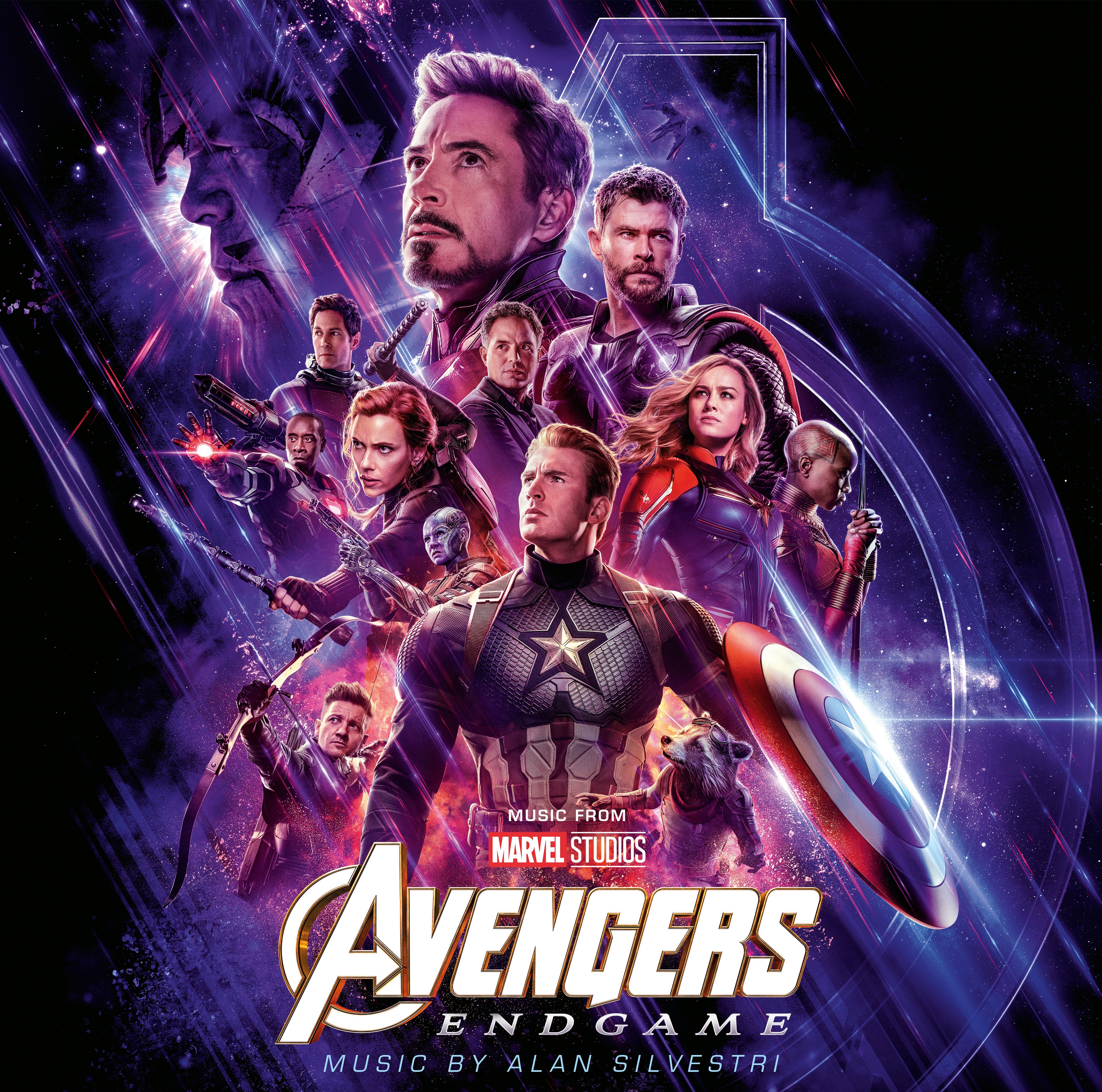 Alan Silvestri Avengers: Endgame Original Soundtrack LP - Limited Edition Purple Vinyl Record | Perfect for Movie Nights & Vinyl Collectors