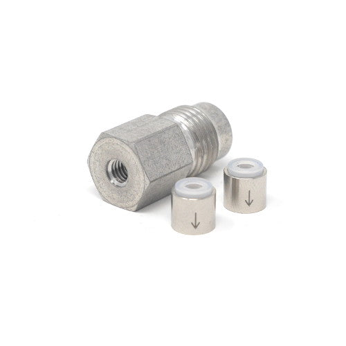 Stainless Steel Double Capsule Check Valve Kit - High Pressure & Corrosion Resistant for Water, Oil, and Gas Systems - Perfect for Plumbing, Industrial, and Automotive Applications