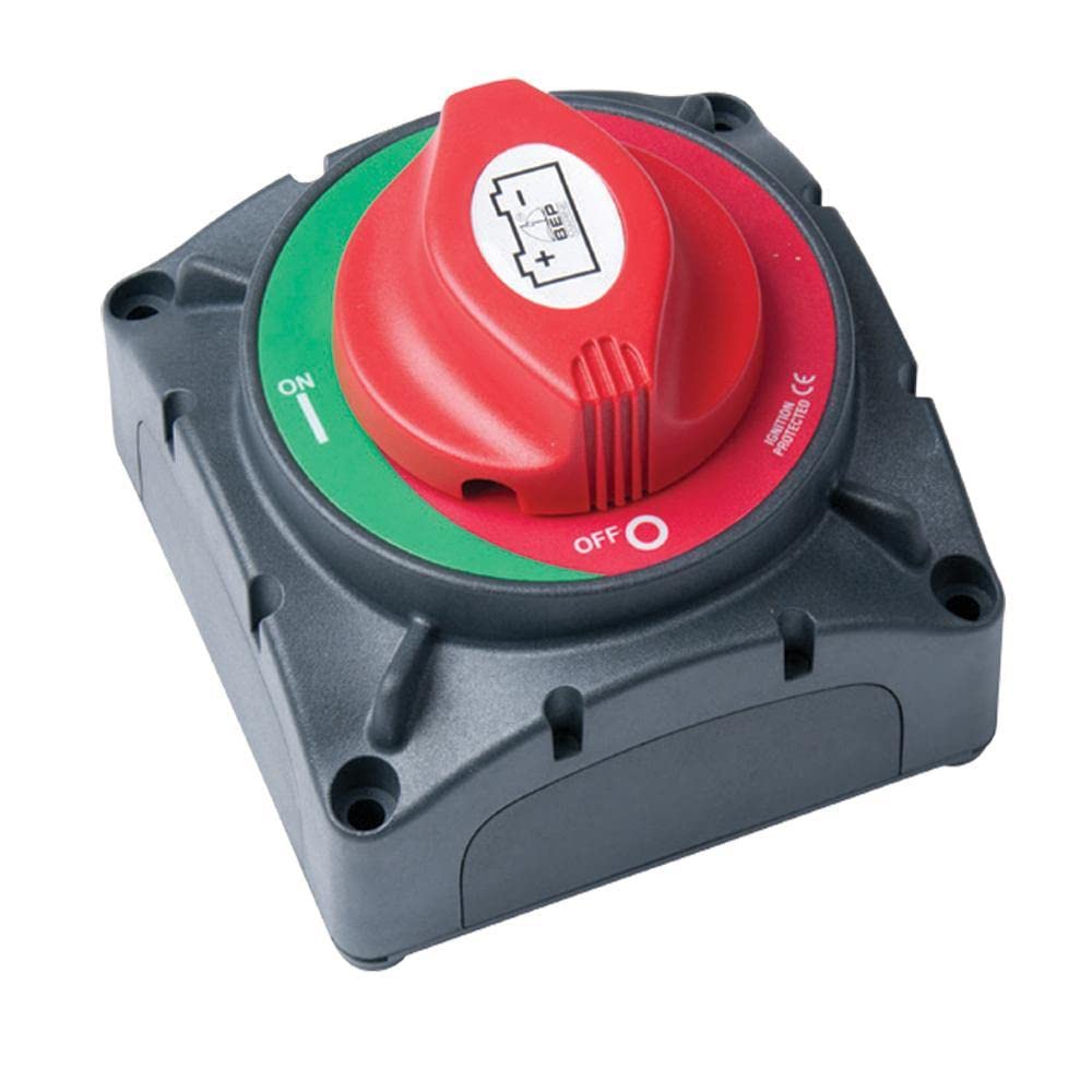 BEP Heavy-Duty 600A Continuous Battery Switch for Marine, RV, and Off-Grid Power Systems - Reliable Battery Disconnect for Boats, Campers, and Solar Installations