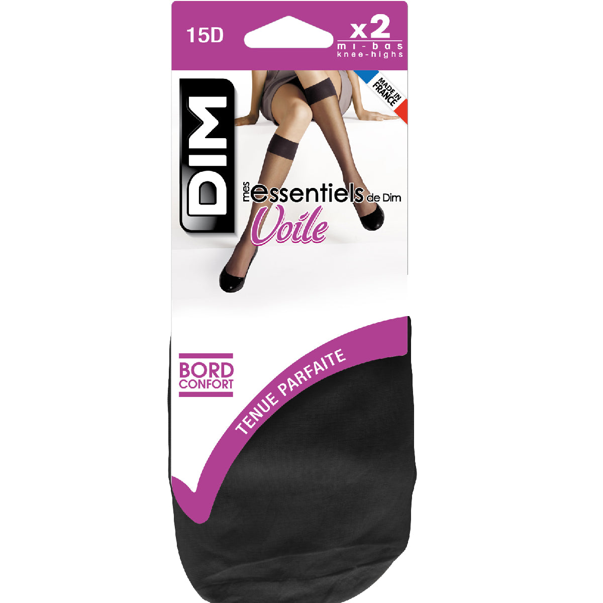 2-Pack Black 15D Sheer Tights - Ultra Soft & Comfortable for Everyday Wear, Work, or Special Occasions