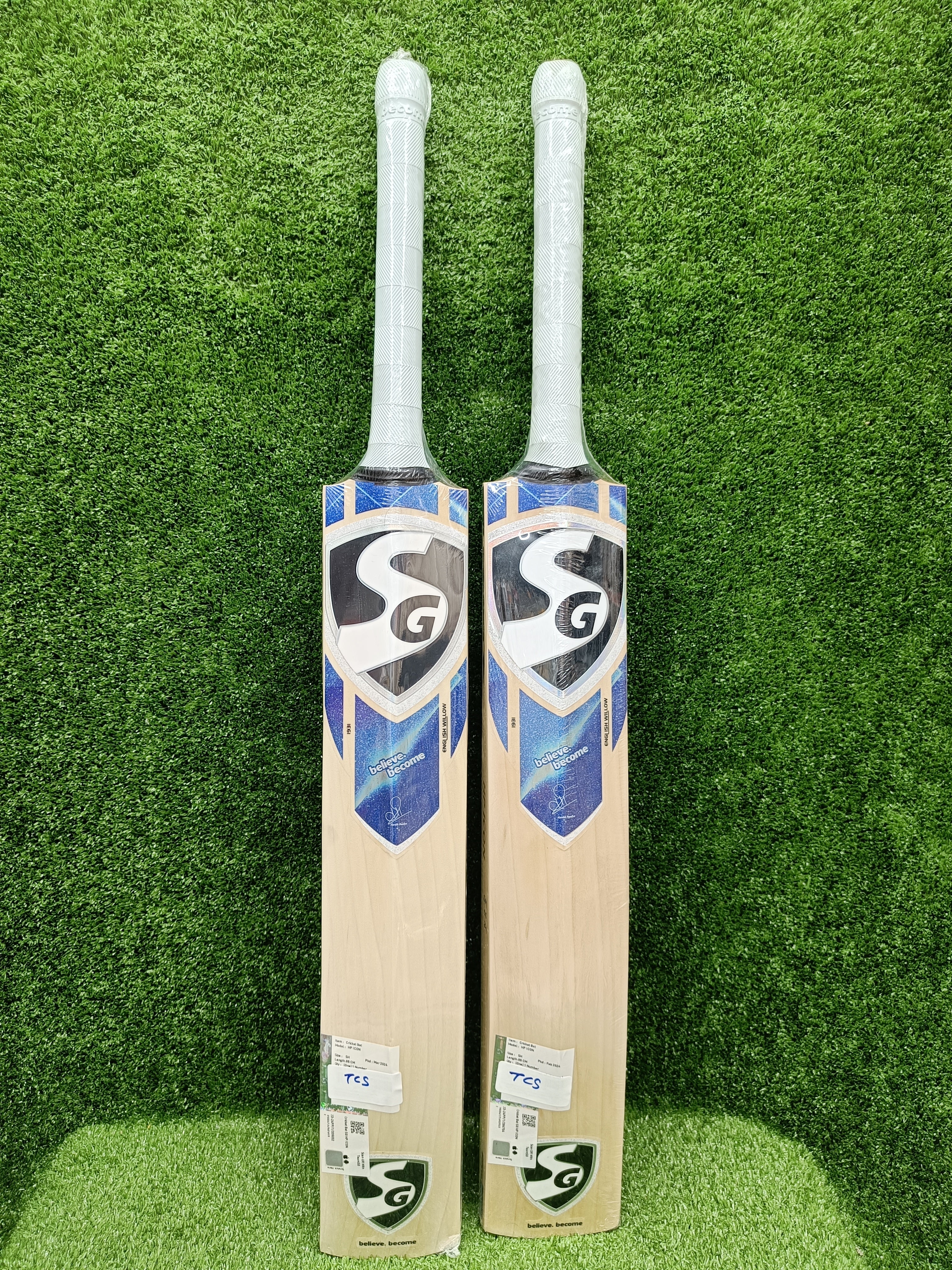 Premium SG HP Icon English Willow Cricket Bat - Professional Grade for Matches & Training | Perfect for Club, League & Practice Sessions
