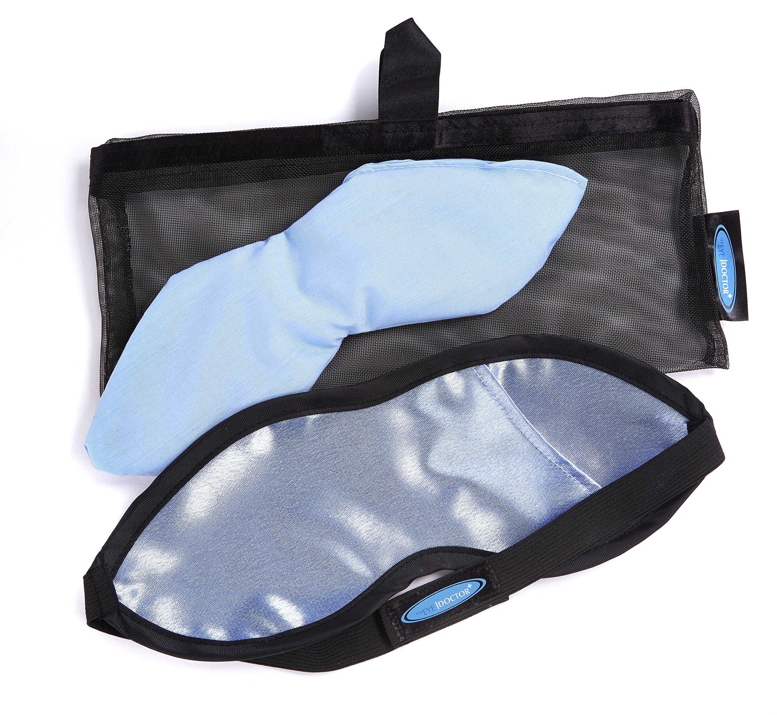 The Eye Doctor Mask - Hot Compress Heat Bag for Dry Eyes, Blepharitis & MGD Relief | Removable & Washable Cover | Perfect for Eye Therapy, Relaxation & Pain Relief
