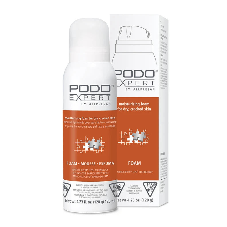 Allpremed Moisturizing Foam for Dry to Cracked Skin - 125ml Hydrating Face & Body Wash - Ideal for Sensitive Skin, Eczema & Winter Care