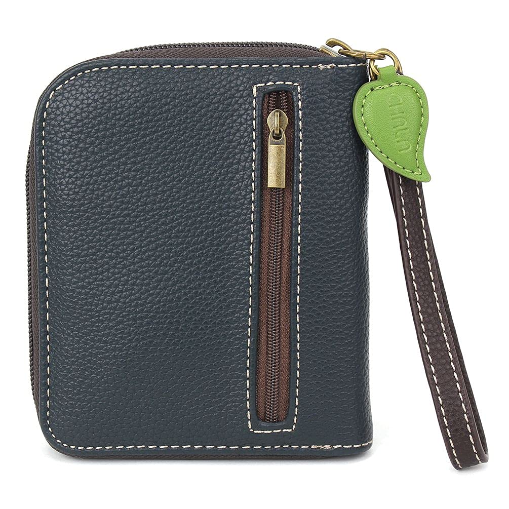 Chala Handbags Cactus Print Zip-Around Wristlet Wallet - Stylish & Compact for Everyday Use, Travel, and Parties
