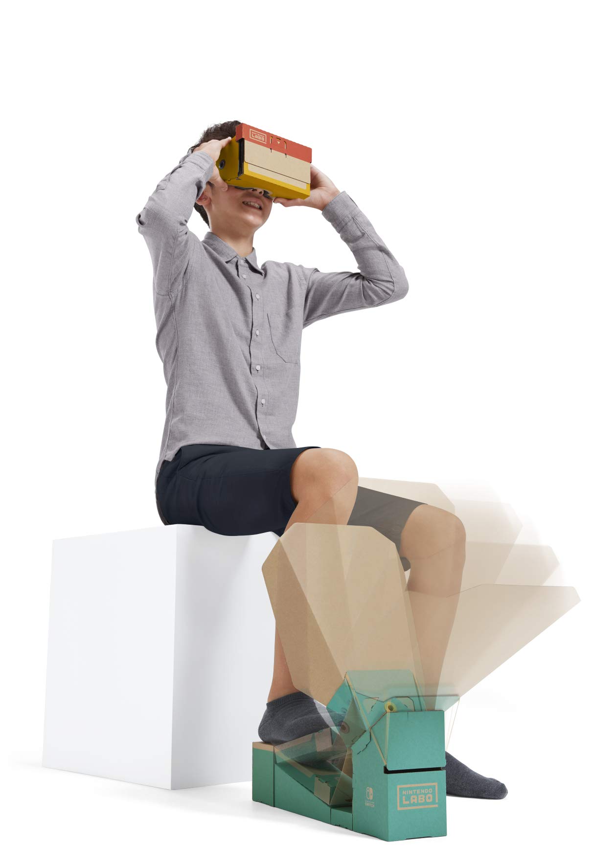 Nintendo LABO Toy-Con 04: VR Kit - Expansion Set 2 (Bird + Wind) | Virtual Reality Gaming Accessory for Nintendo Switch | Enhance VR Experience with Bird & Wind Games | Perfect for Family Fun & Interactive Play