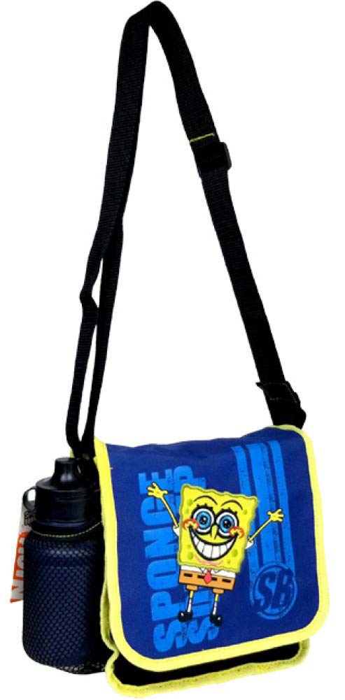 SpongeBob SquarePants DJ Lunch Box with Insulated Water Bottle - Kids School Lunch Bag, Bento Box & Reusable Water Bottle Set for School, Picnics & Outdoor Activities