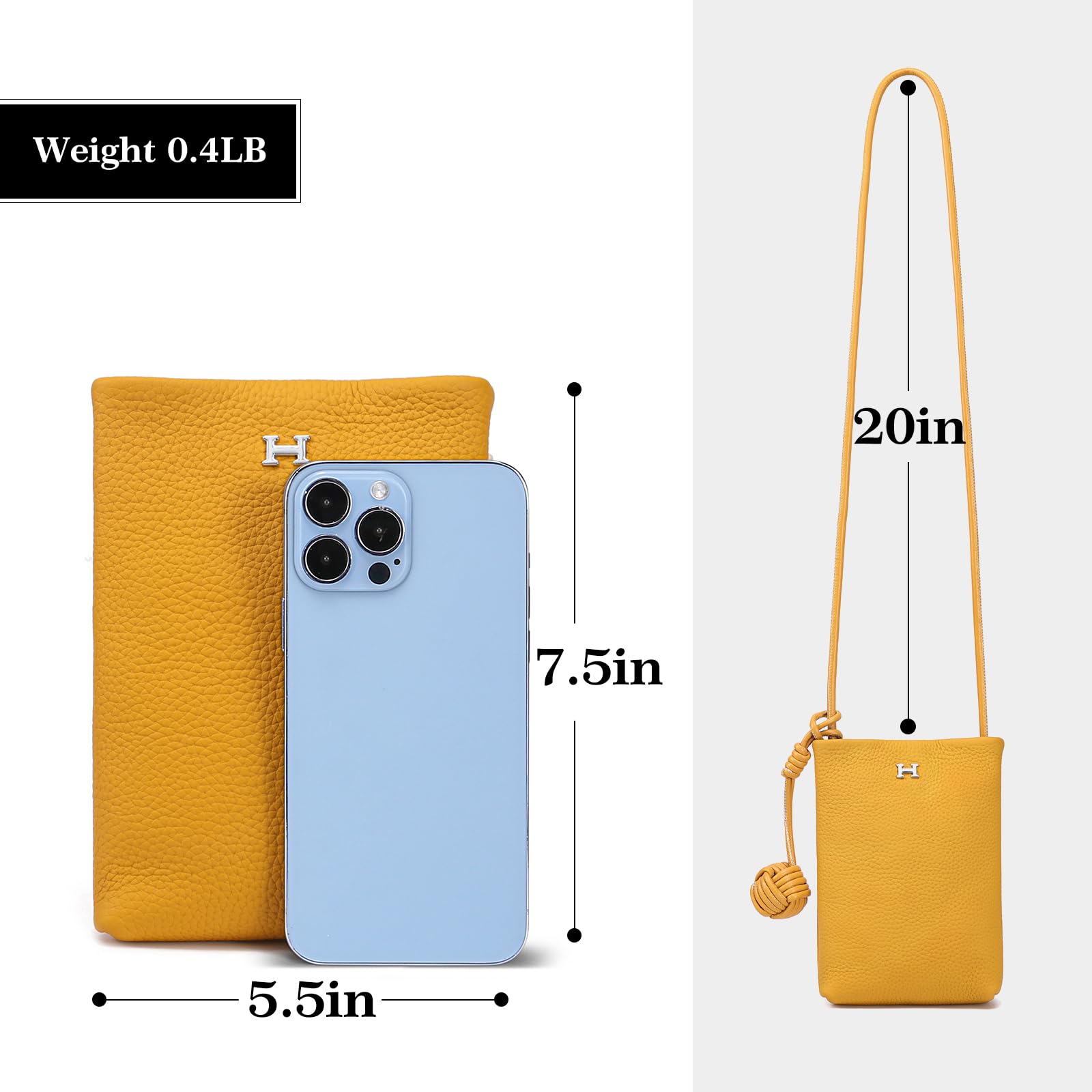 Women's Leather Crossbody Phone Purse - Small Wallet Bag for iPhone & Samsung - Perfect for Travel, Shopping & Everyday Use