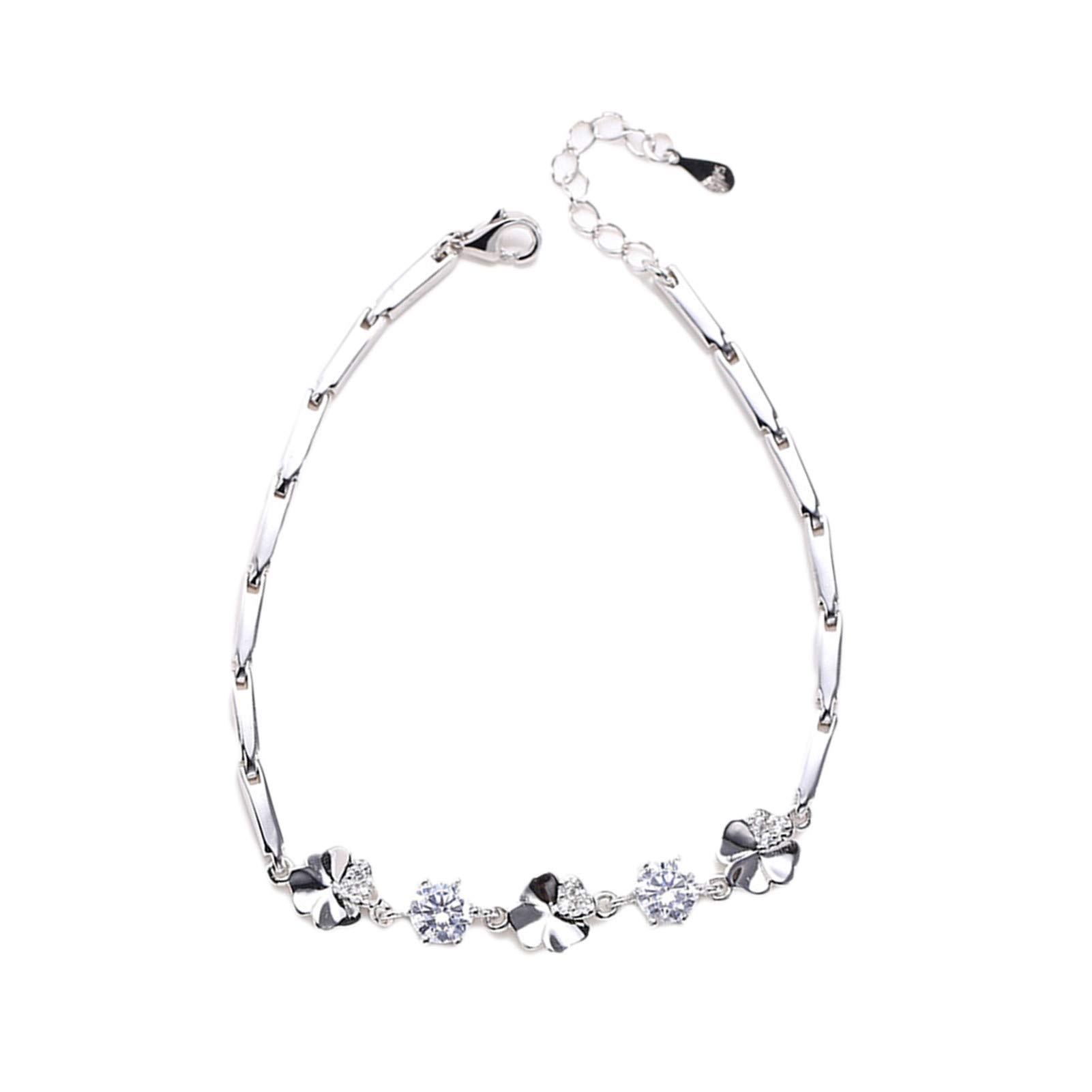 Hislaves Adjustable Four Leaf Clover Lucky Bracelet for Women - Elegant Jewelry Gift for Anniversary, Birthday & Special Occasions | Perfect for Everyday Wear, Date Nights & Gifting