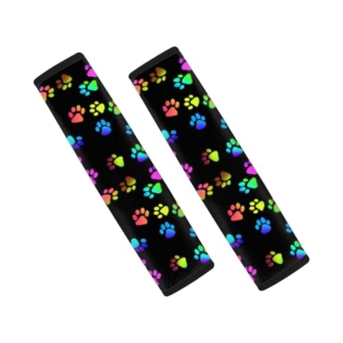 Rainbow Dog Paw Print