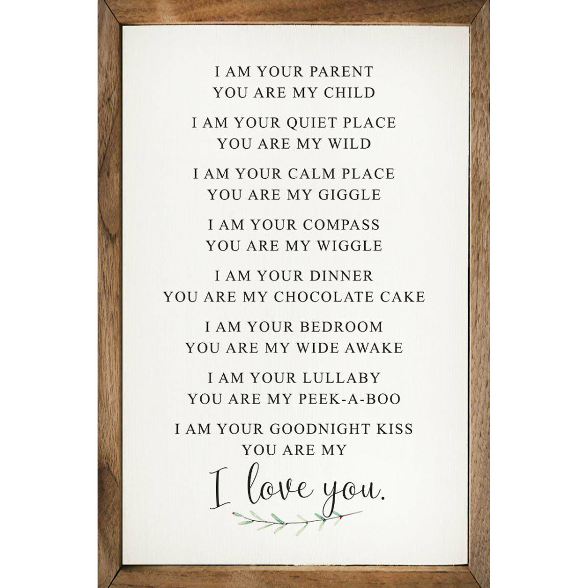 I Love You I Am Your Parent