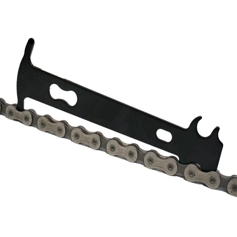 MMOBIEL Bicycle Chain Wear Checker Tool - Accurate Chain Measurement Gauge for All Bike Types (City, E-Bike, MTB, Road & Folding Bikes) - Durable Black Design - Perfect for Bike Maintenance & Cycling Enthusiasts
