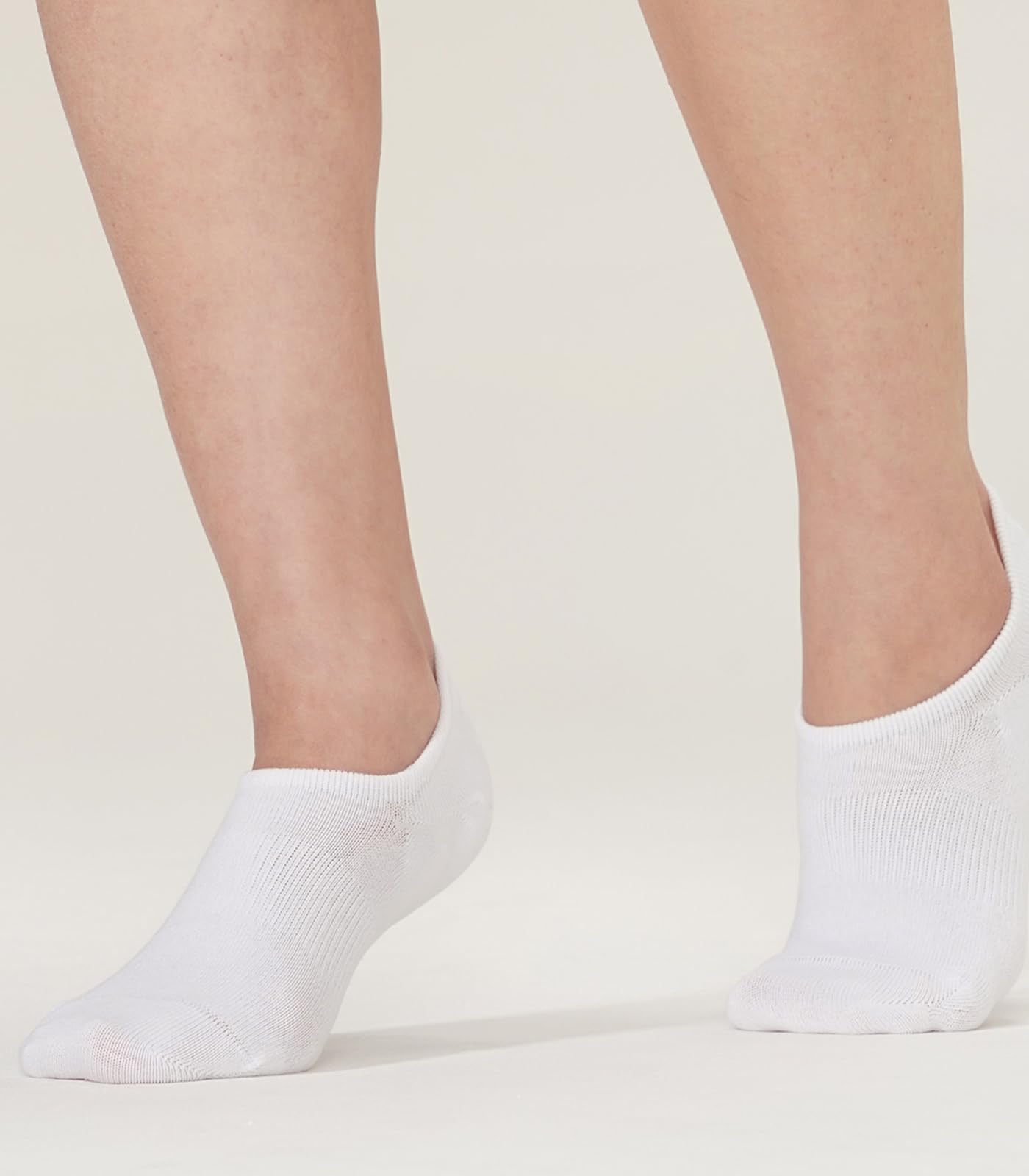 Breslatte 6 Pairs No Show Socks for Women & Men - Non-Slip Cotton for Sports & Daily Wear