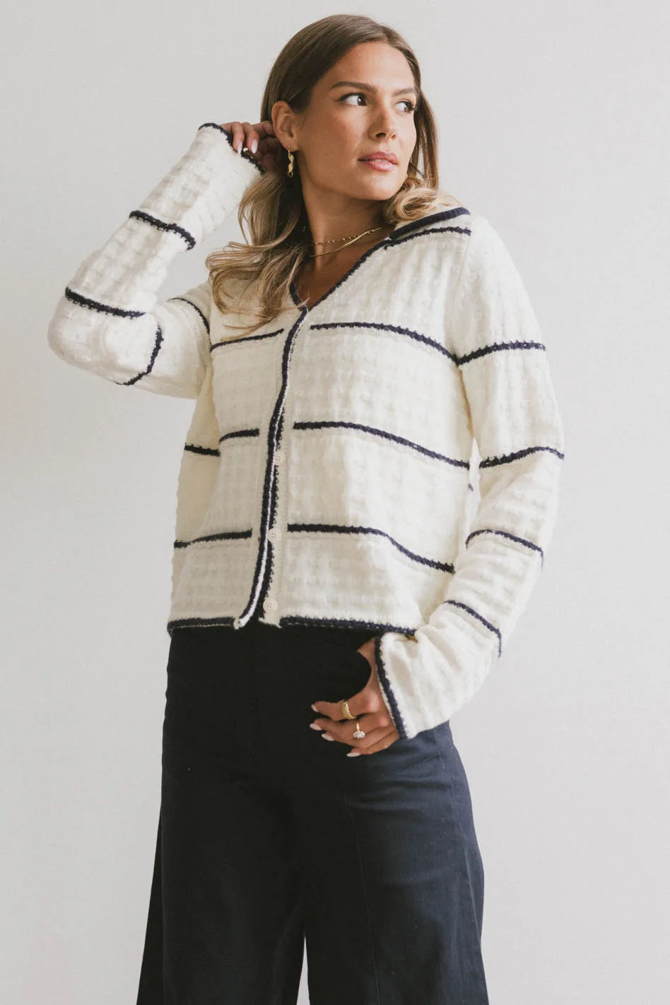 Mirella Knit Cardigan for Women - Cozy Long Sleeve Open Front Sweater - Lightweight & Soft - Perfect for Fall, Winter & Layering - FINAL SALE