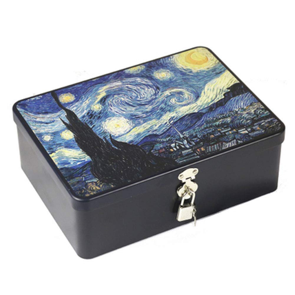 Phoenix Wonder Candy Tin Cookies Box - Cute Decorative Storage Tin for USB, Cards & Accessories | Perfect Gift Box for Parties, Home Decor & Collectibles