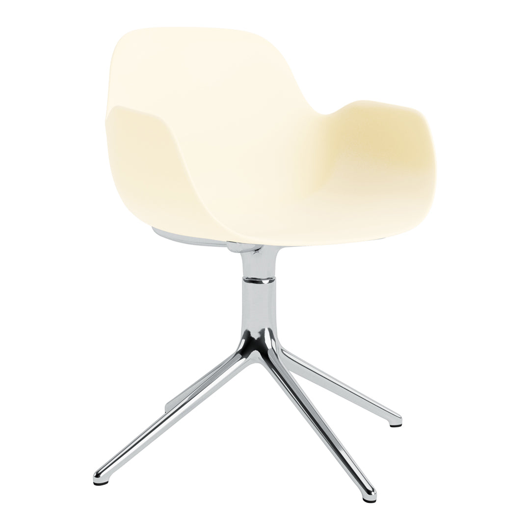 Modern Form Armchair with 4L Swivel Base - Ergonomic Office Chair for Home & Workspace - Perfect for Working, Gaming, and Relaxing