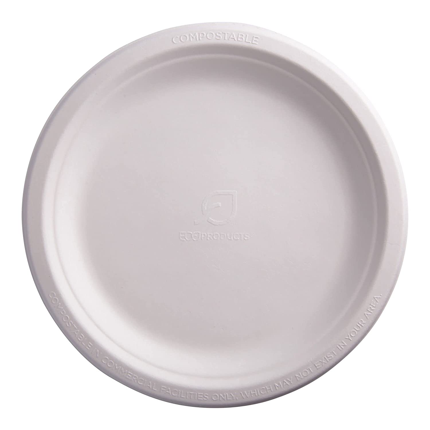 Eco-Friendly Compostable Sugarcane Plates - 6 Pack (1000/Case) | Perfect for Parties, Picnics & Sustainable Dining