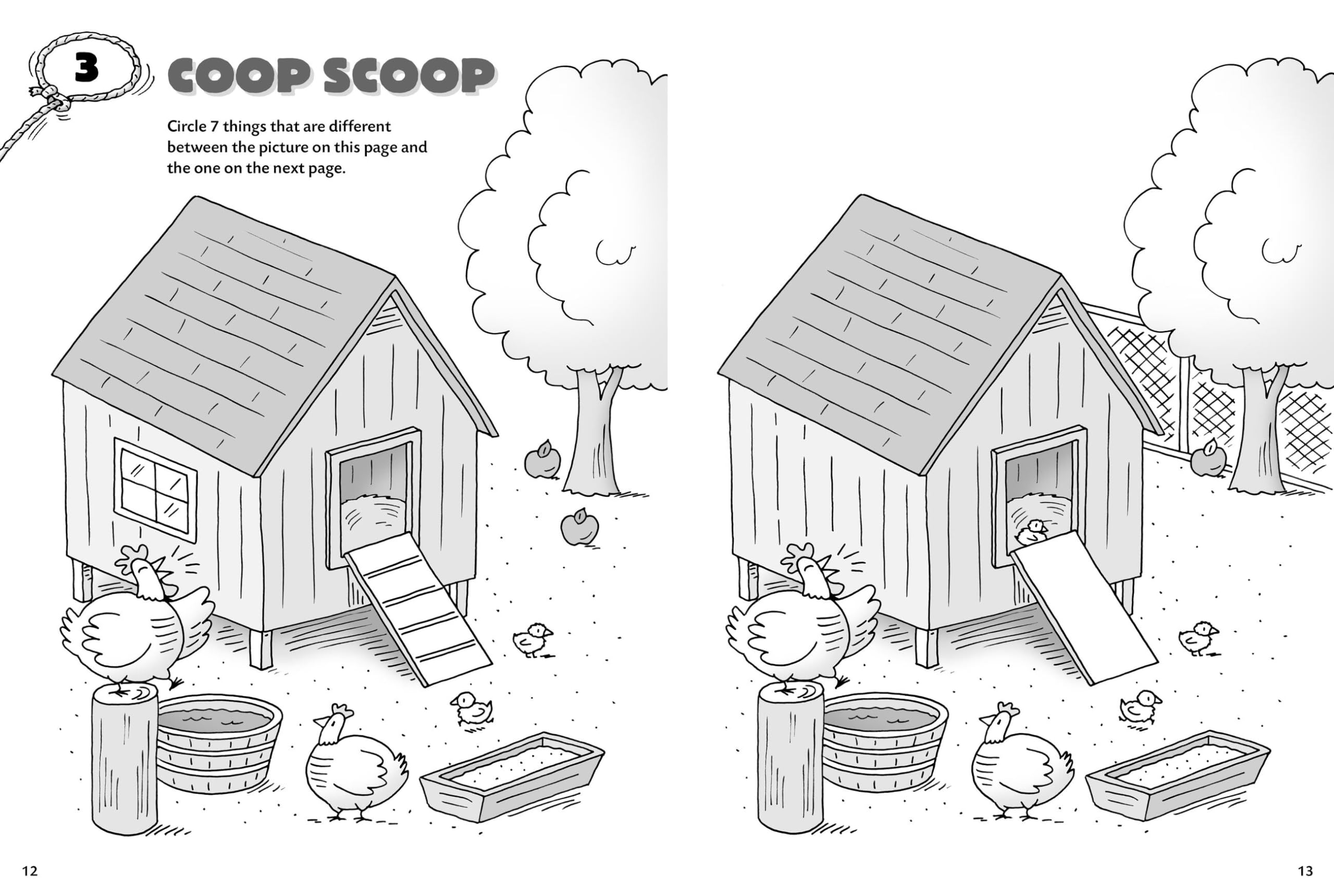 Barnyard Games & Puzzles for Kids: 100 Mazes, Word Games, Picture Puzzles, Jokes & Riddles, Brainteasers - Fun Educational Activities for Children Ages 6-12 | Perfect for Road Trips, Birthday Parties & Classroom Learning