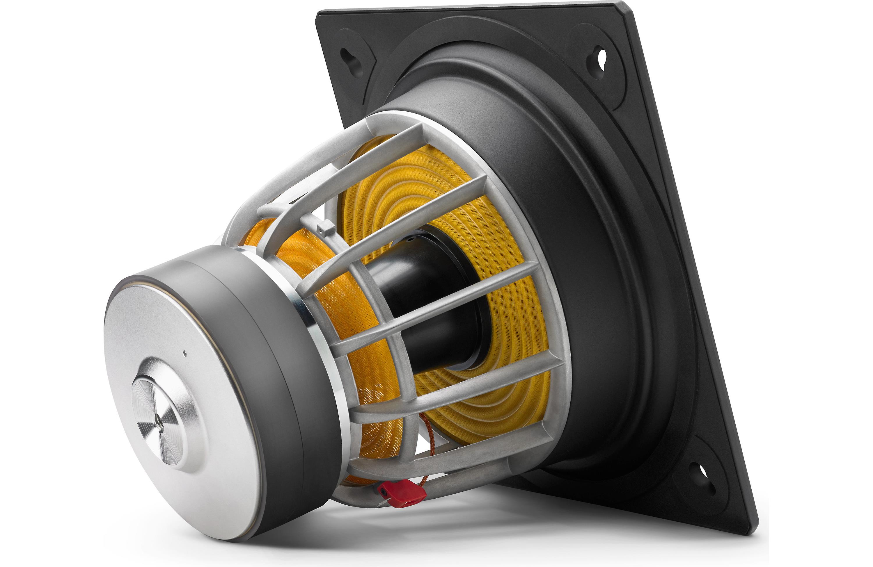 JL Audio E SUB 110 ASH 10 Inch Powered Subwoofer - High Performance Home Theater & Car Audio Bass Speaker for Movies, Music & Gaming